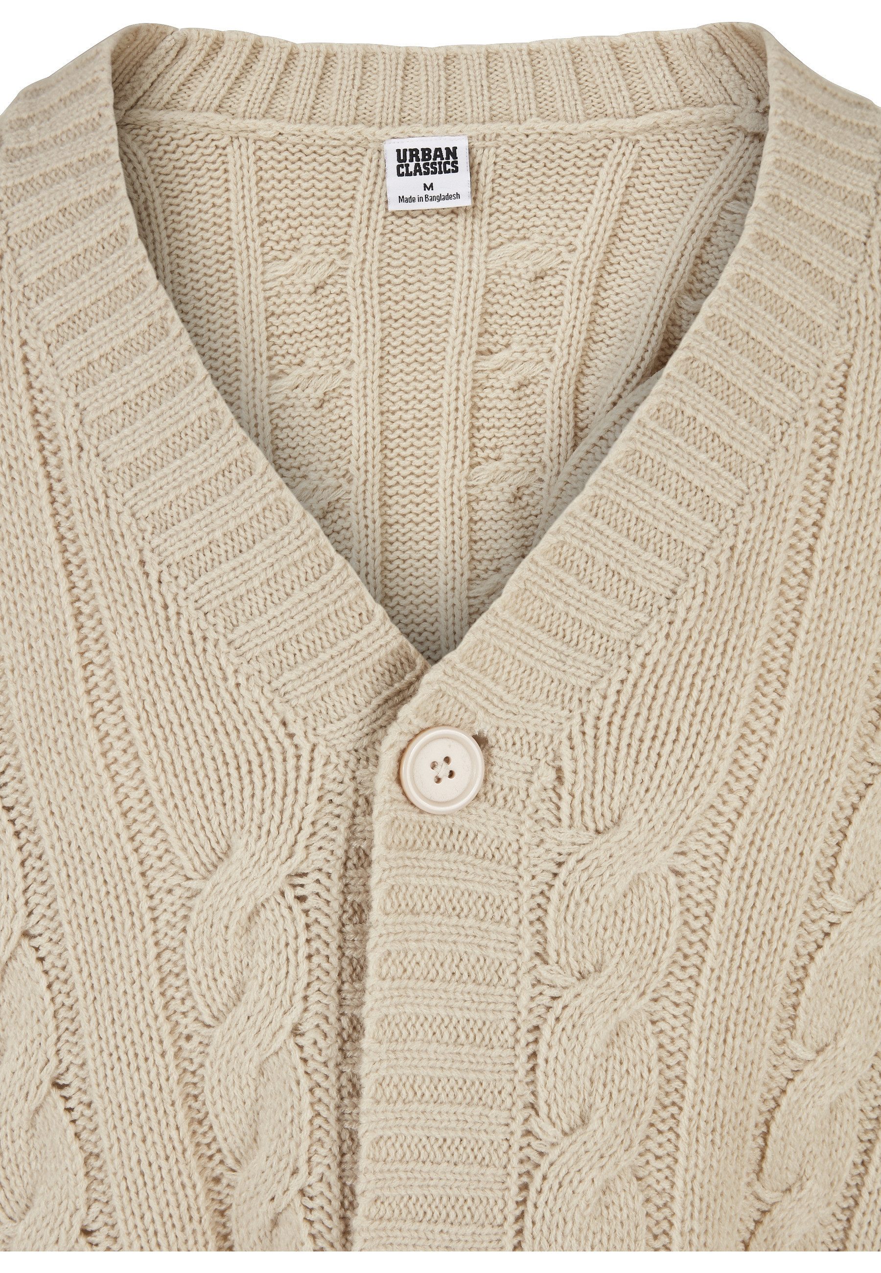 URBAN CLASSICS Strickjacke Urban Classics Herren Boxy Cardigan (1-tlg)