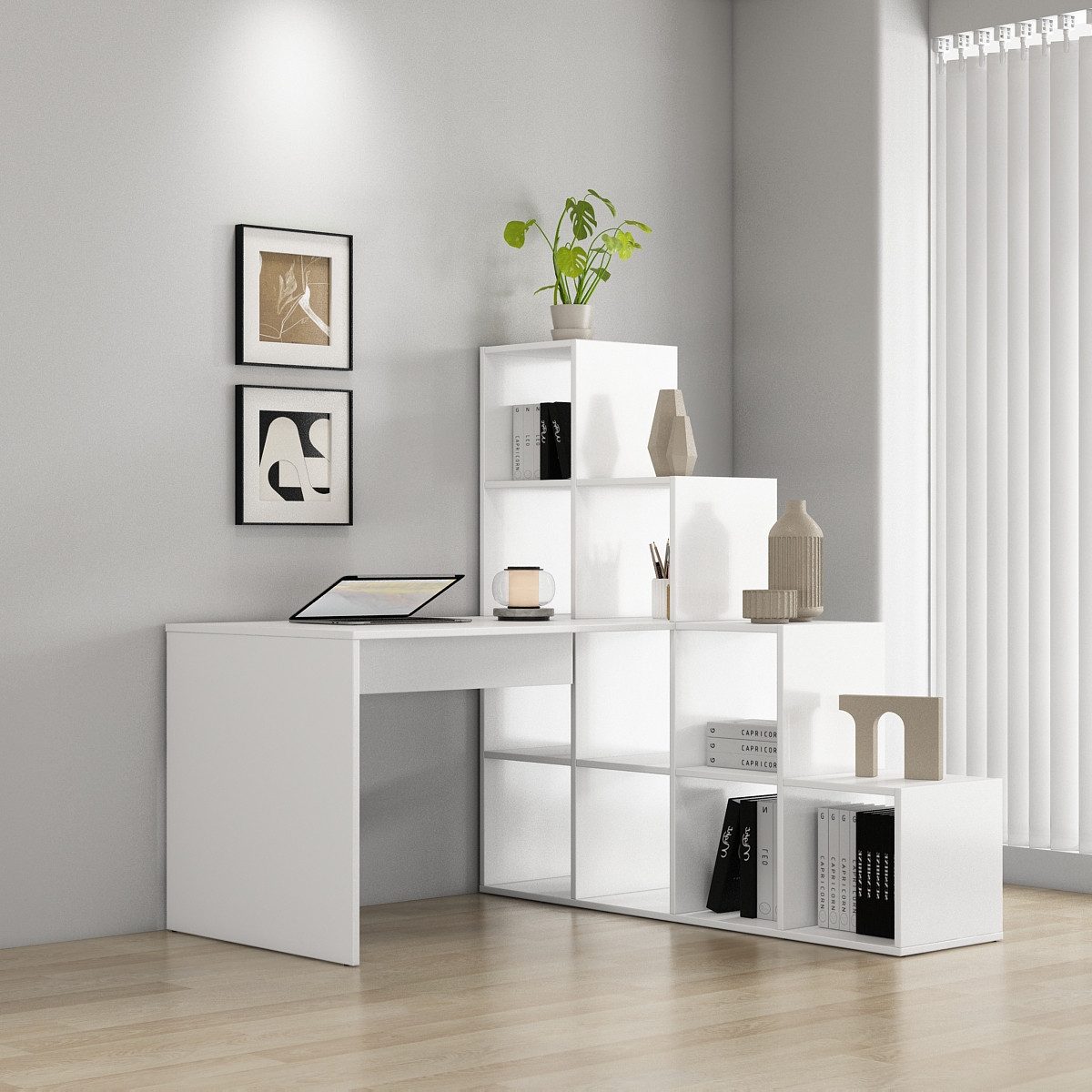 OTTO home Regal-Schreibtisch Ciela, flexible Aufstellmöglichkeiten, günstig online kaufen