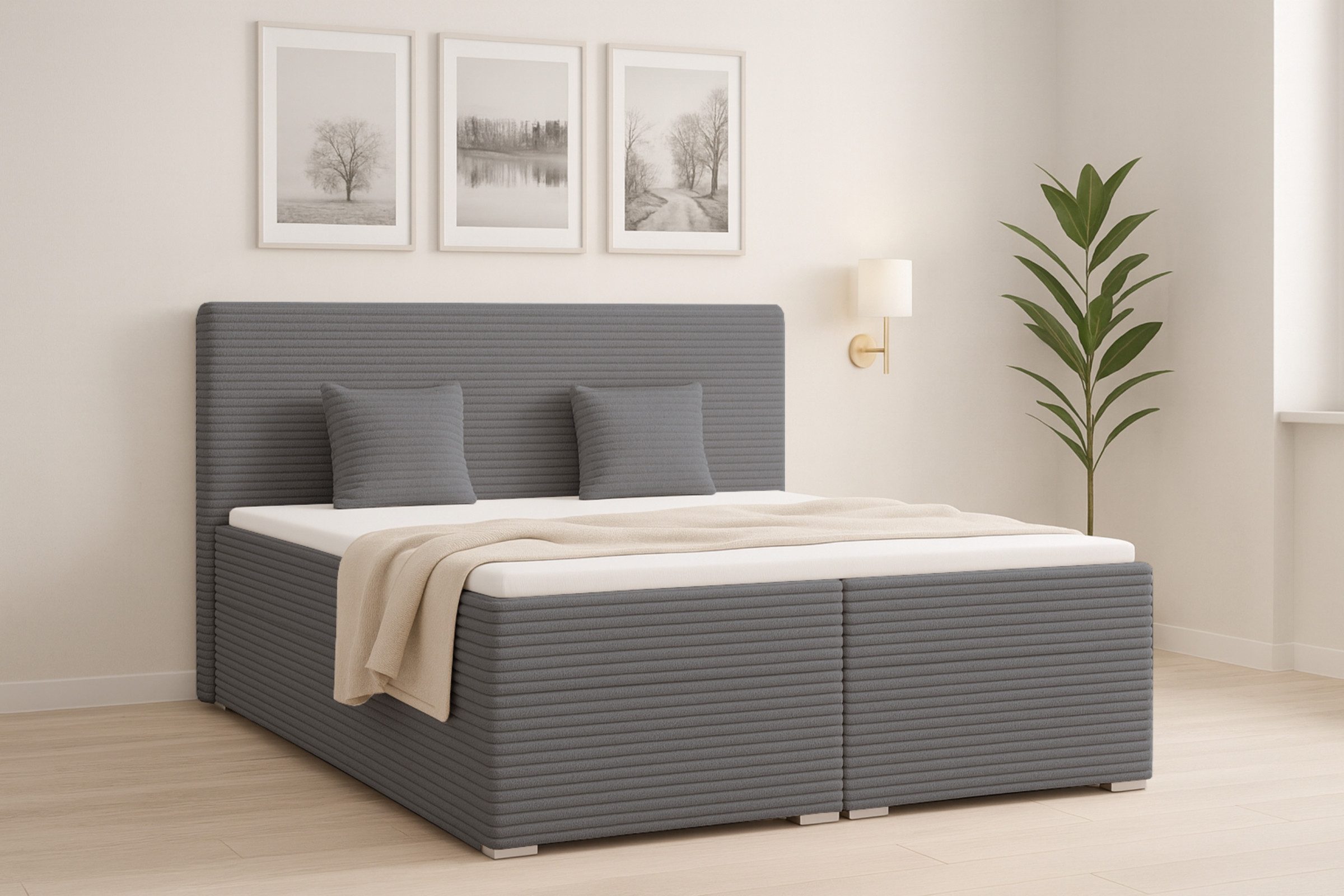 Deine Möbel 24 Boxspringbett DUBAI Boxbett günstig online kaufen