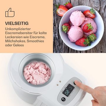 Klarstein Eismaschine Schneeflöckchen, 0.7 l, 90 W