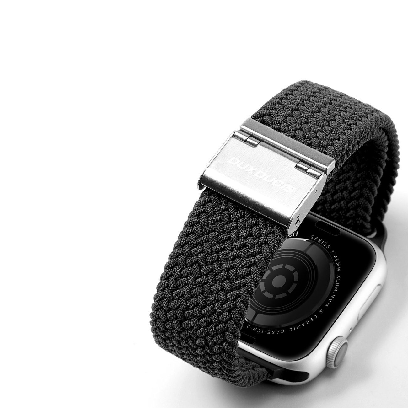 Dux Ducis Uhrenarmband Armband Schwarz Strap (Mixture Apple Version) Watch) für II Schleifenarmband
