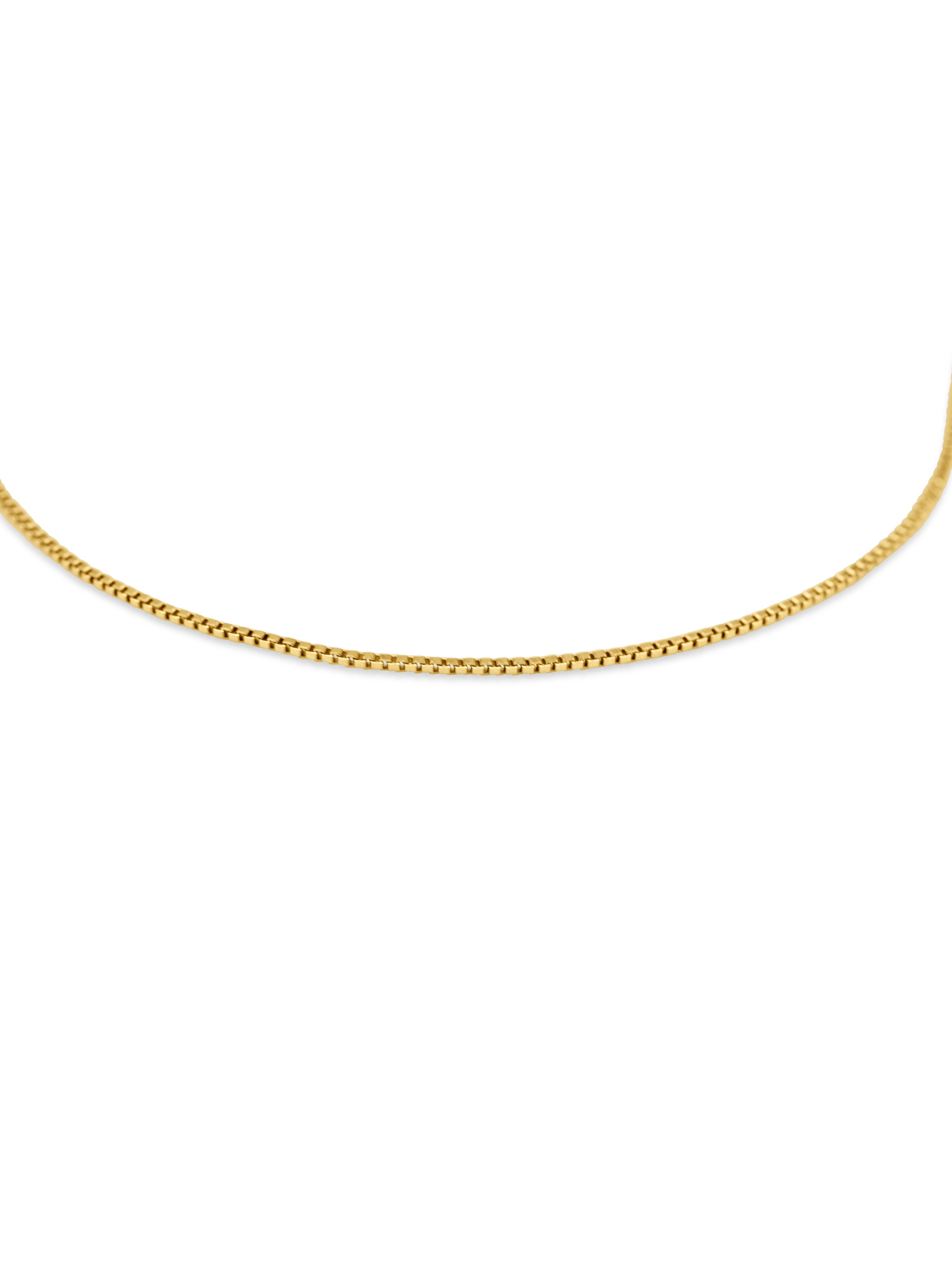 Antares Gold Goldkette 14K 585er Box Chain Goldkette – Elegantes und Zeitlo günstig online kaufen