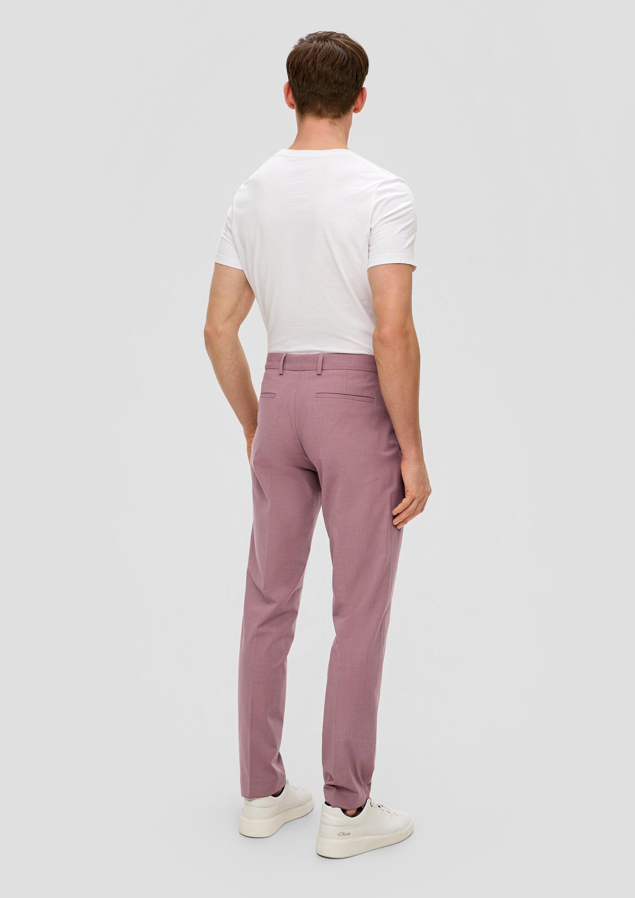 s.Oliver Chinos Hose S.OPURE s.O PURE: Anzughose aus Stretch-Fabric