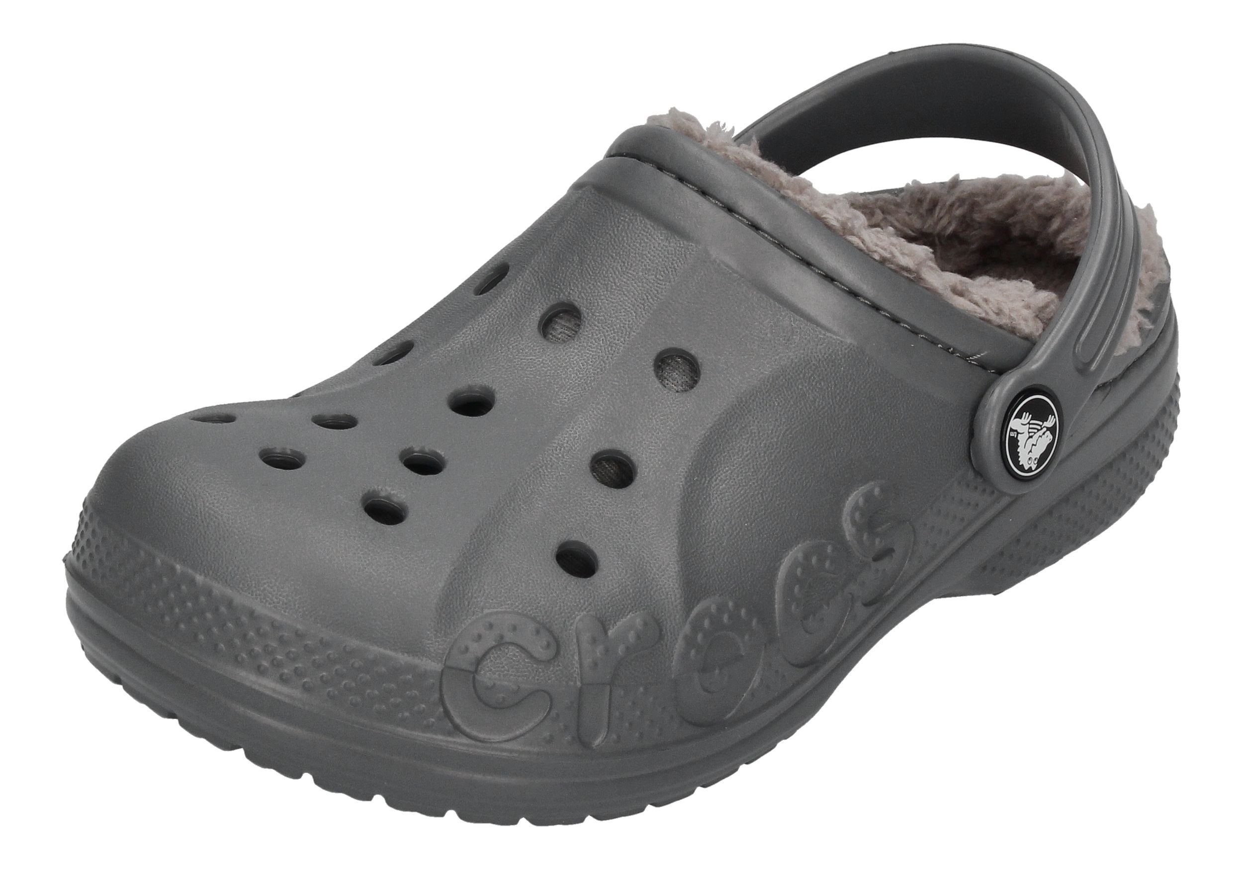 Grau Clog Lined 207500-00Q Baya Crocs Hausschuh