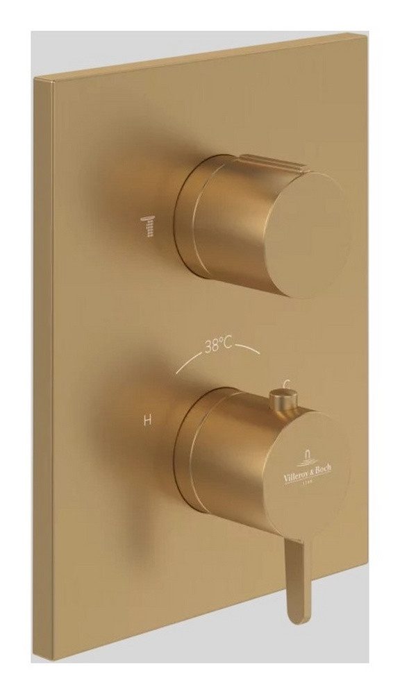 Villeroy & Boch Unterputzarmatur Conum Unterputz-Thermostat, mit Einwege-Mengenregulierung, Wandmontage