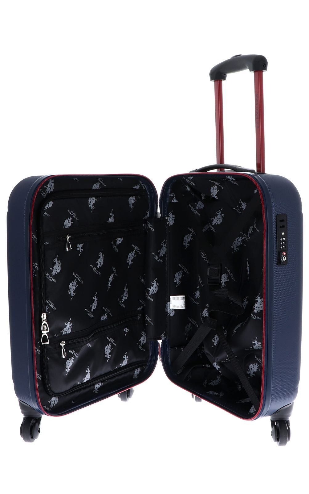 U.S. Polo Assn. Hartschalen-Trolley Hard Trolley, 4 Rollen