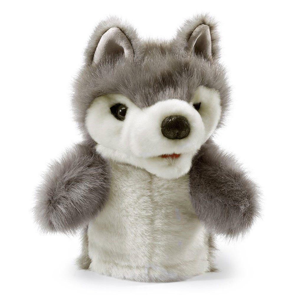 Folkmanis Handpuppen Handpuppe Folkmanis Handpuppe Kleiner Wolf 3160 (Packung)