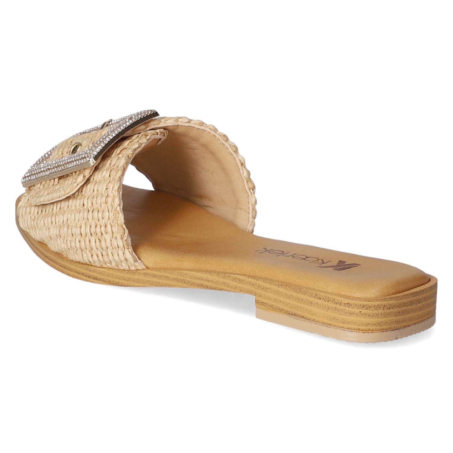 Kaerlek Kaerlek 4268 - 7853 Nat. - Naturale Damen Synthetik beige Pantolette