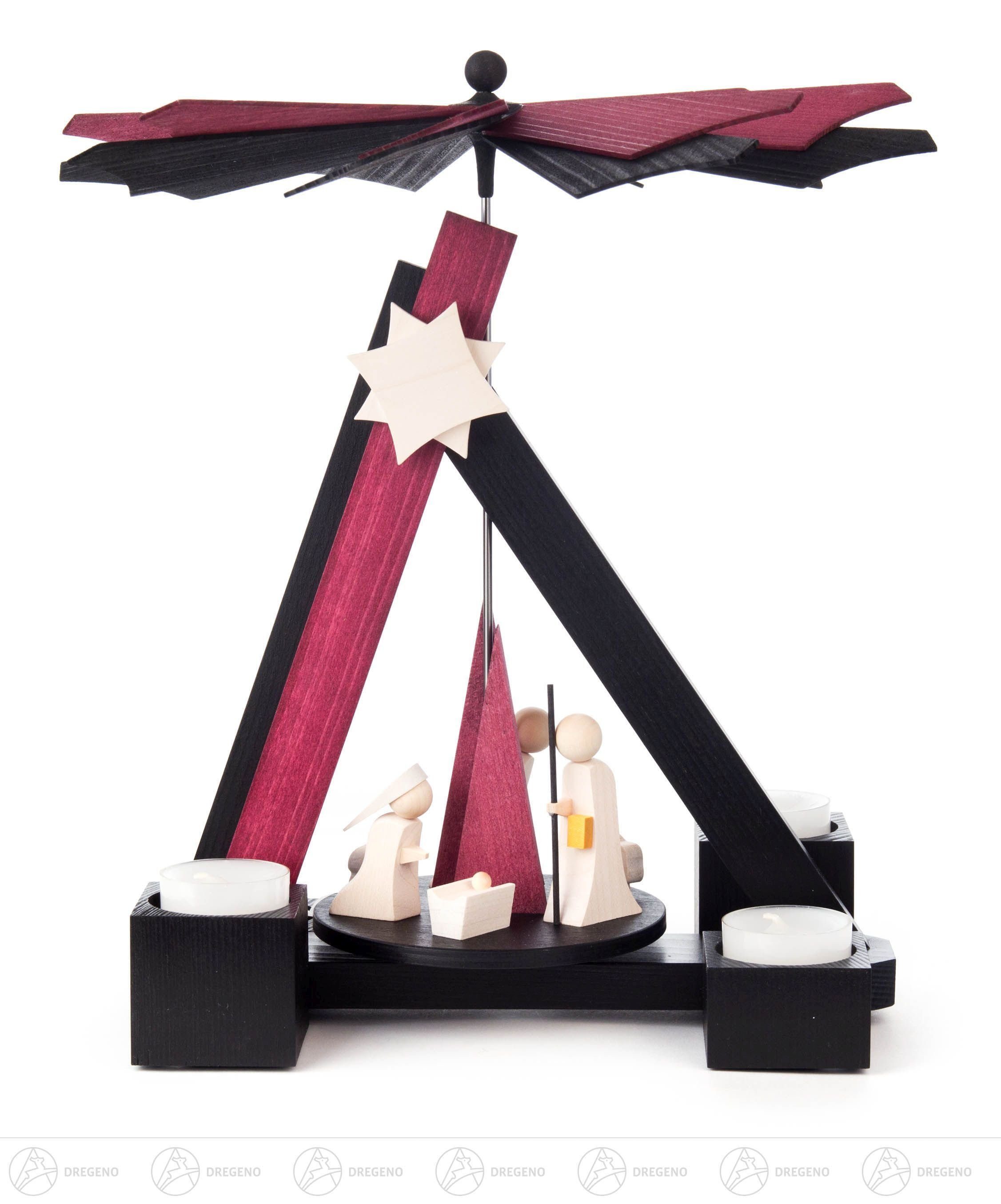 Dregeno Erzgebirge Weihnachtspyramide Pyramide "Modern Line" mit