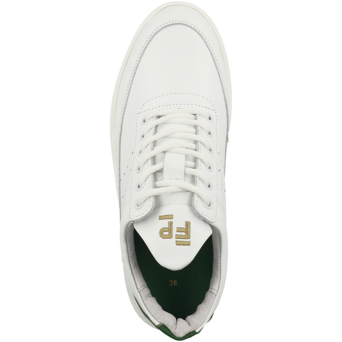 Filling Pieces Low Top Bianco Unisex Erwachsene Sneaker Turnschuhe, Sportschuhe, Freizeitschuhe, Halbschuhe, Schnürschuhe