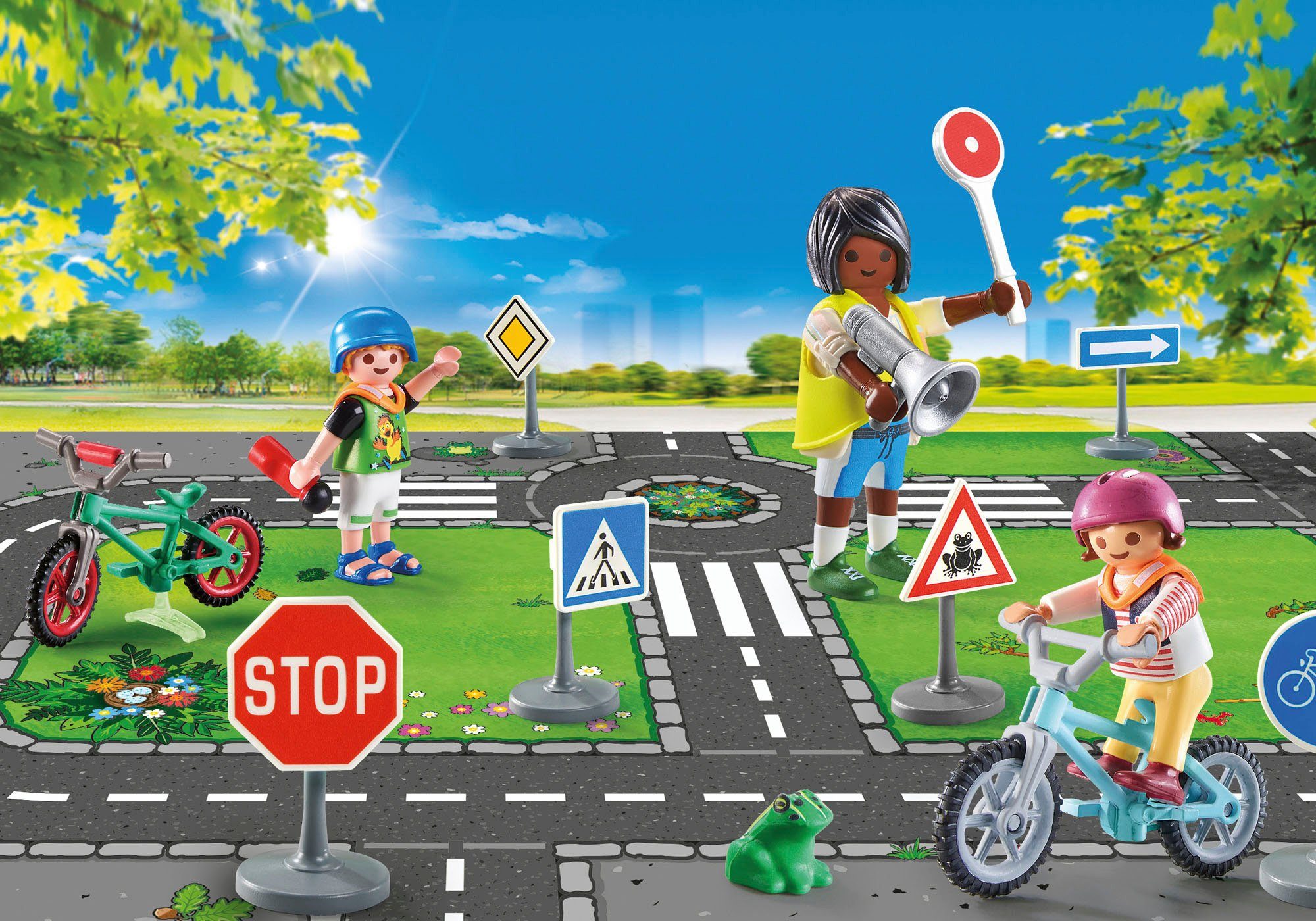 Playmobil® Fahrradparcours (71332), My City Life Konstruktions-Spielset, (34 St), Made in Europe