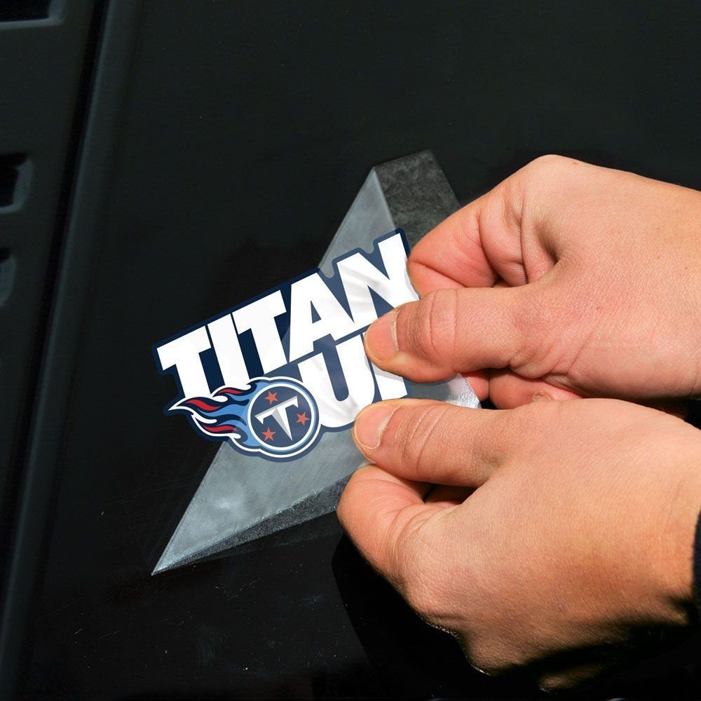 WinCraft Wanddekoobjekt Perfect Cut NFL Tennessee Aufkleber Titans 10x10cm Slogan Teams