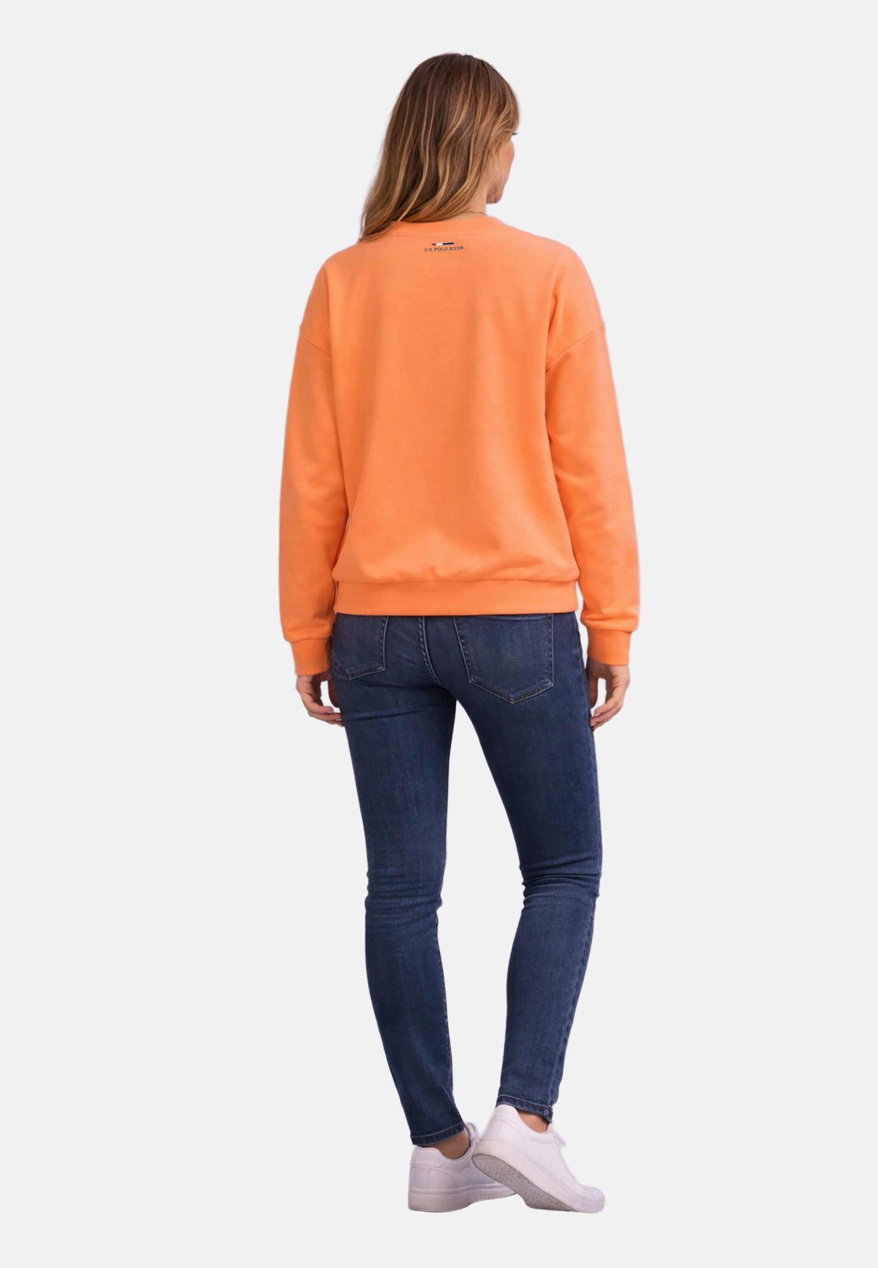 U.S. Polo Assn. Sweatshirt USKalatine Pullover Rundhals – Baumwollmix Sweater Weicher Rundhalspullover mit Stretch und Logo-Stickerei – Bild 4 von 5