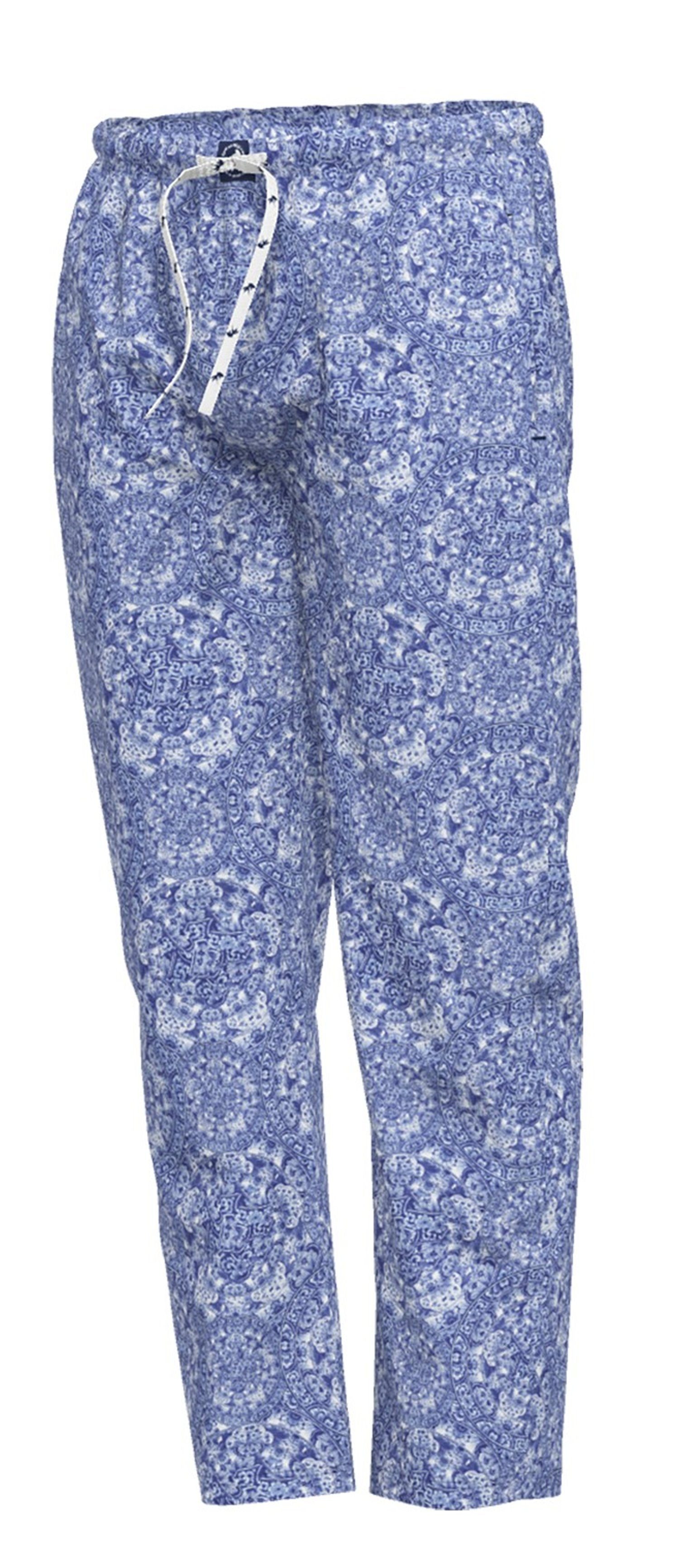 A Fish named Fred Pyjamahose Herren Schlafanzughose modisch (1-tlg) Baumwolle Modisches Design