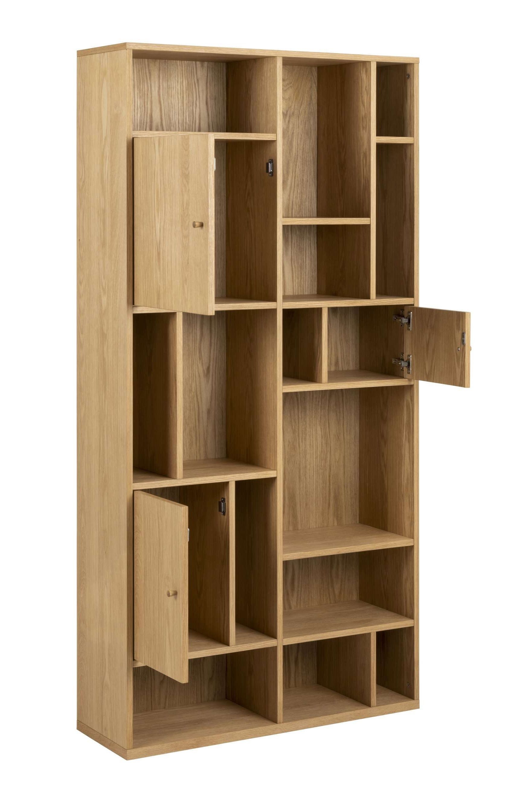 99rooms Bücherregal Bojano, Standregal, Bücherregal, Funktionales Designkonzept in origineller Formgebung