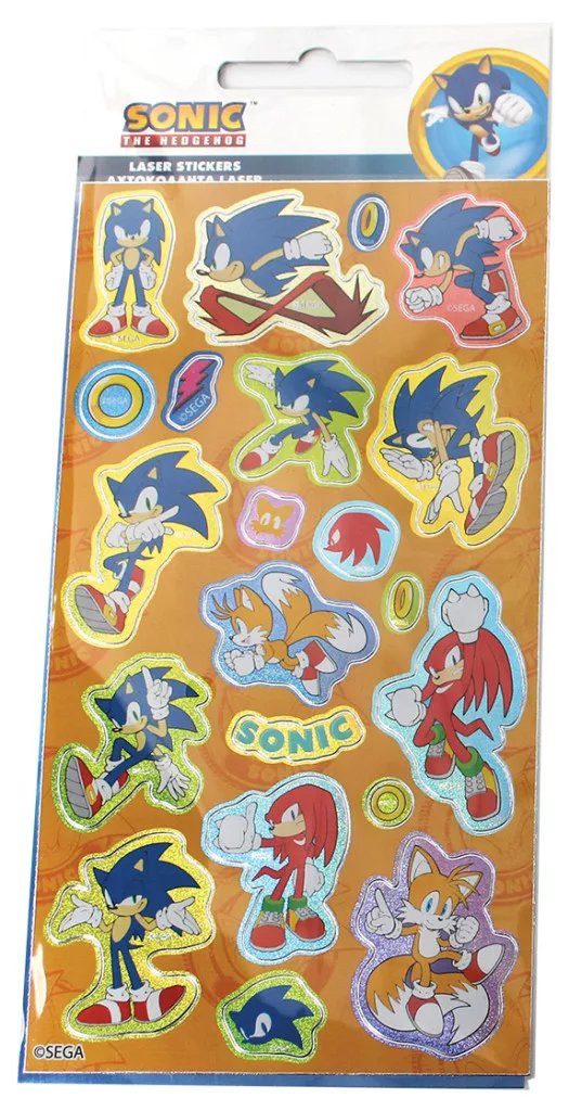 Sonic Kreativset Sonic the Hedgehog Hologramm-Aufkleber-Set von SEGA