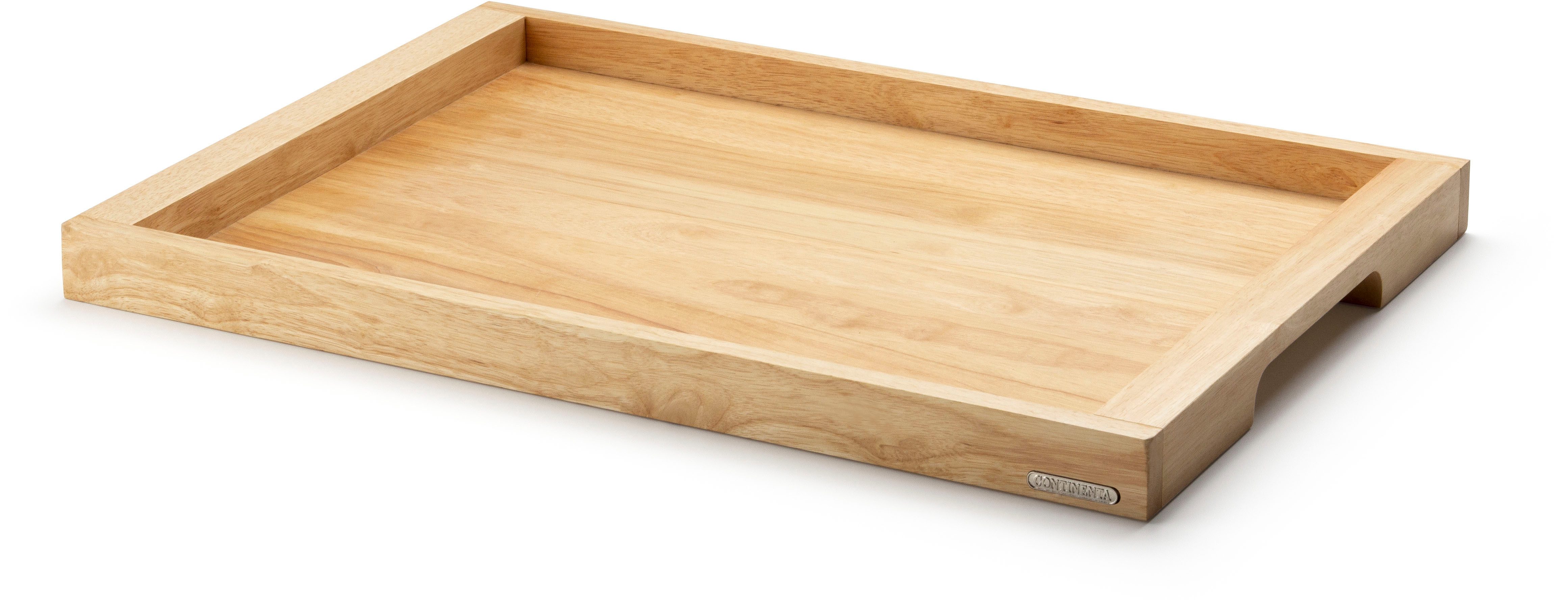 Continenta Tablett, Holzwerkstoff, (1-tlg), Gummibaum