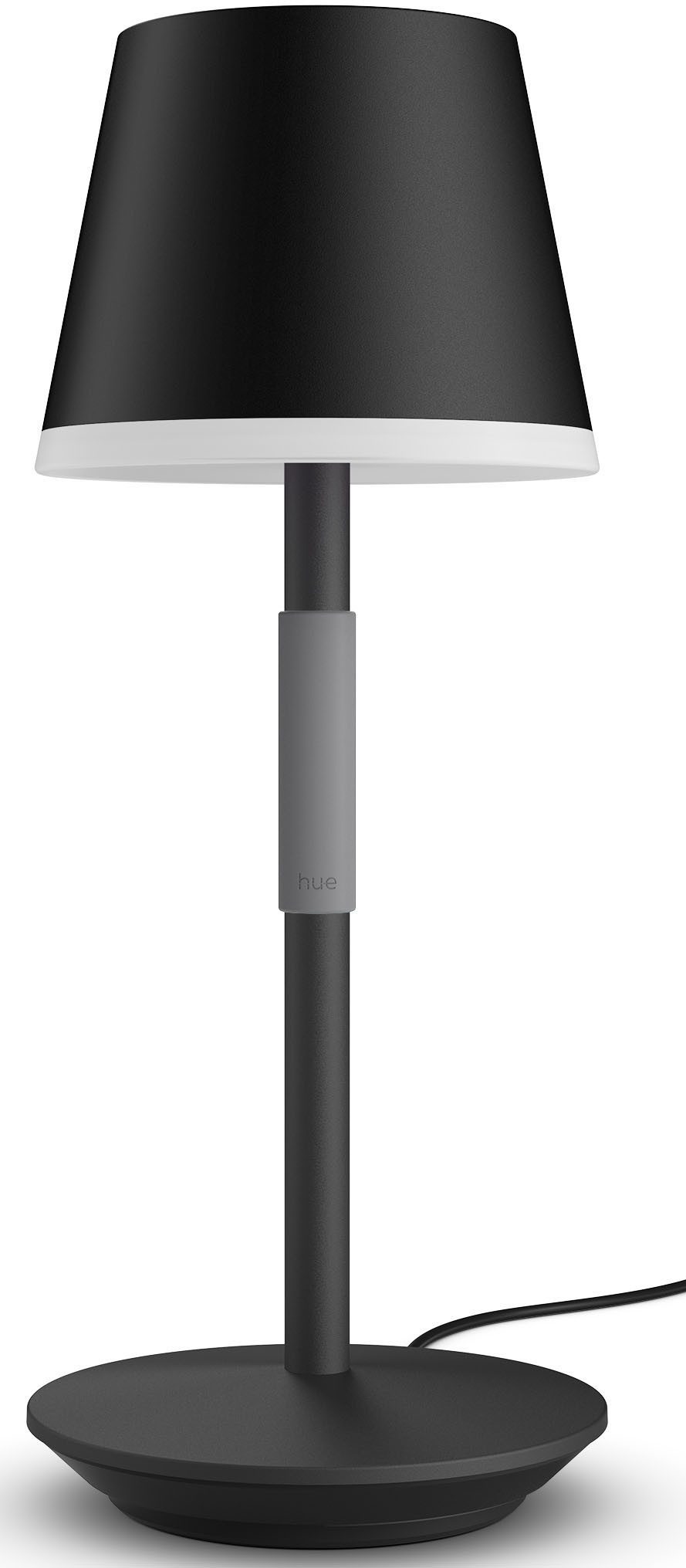 Philips Hue Smarte LED-Leuchte White & Color Ambiance Go Tragbare Tischleuchte schwarz, Abschaltautomatik, Bluetooth, CCT - über Fernbedienung, Dimmfunktion, Fa – Bild 4 von 5