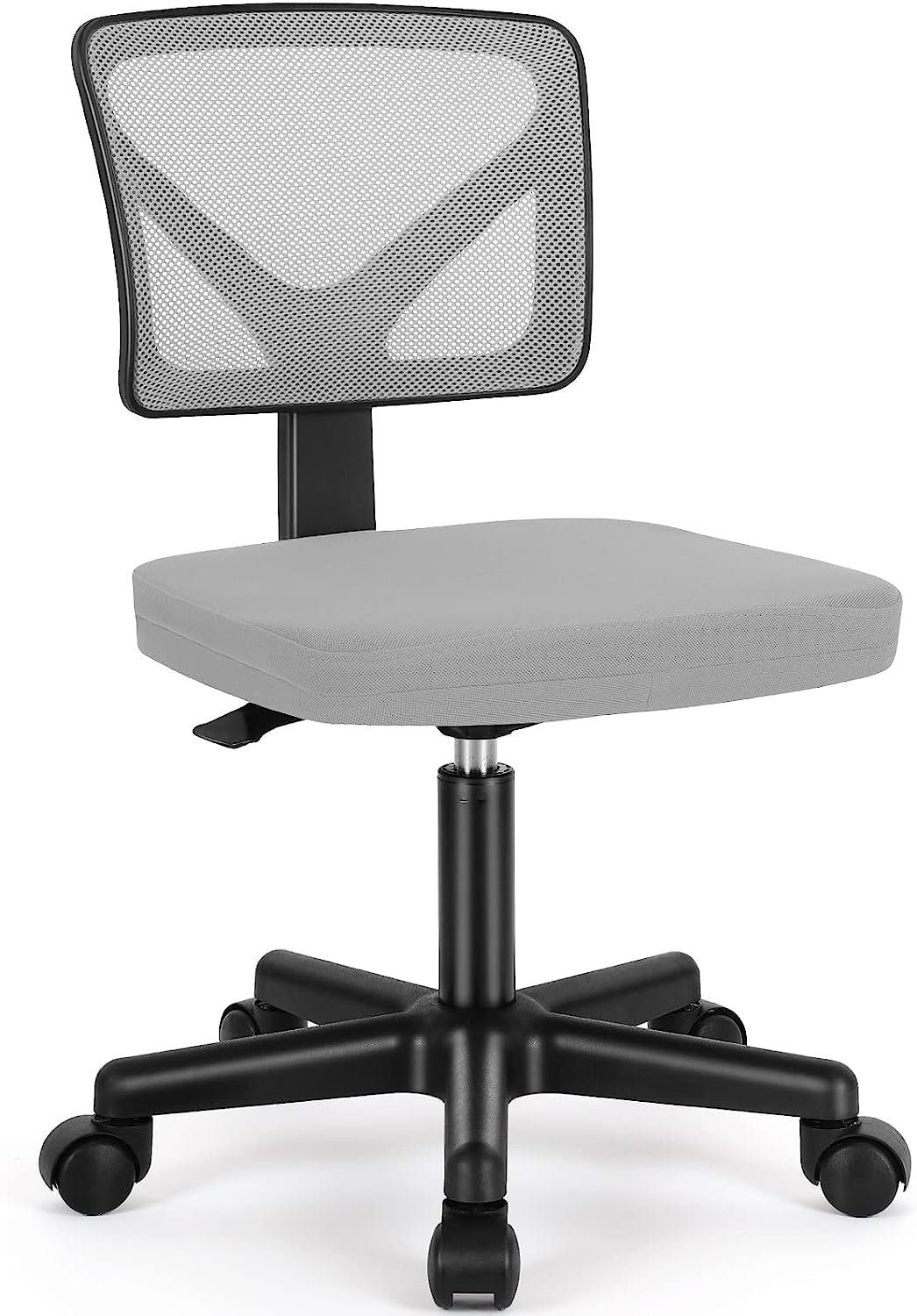 JOEAIS Kinderstuhl Bürostuhl Chefsessel Schreibtischstuhl Stuhl Office Chair (Verstellbarer Lordosenstütze Armlehne, Höhenverstellung), Bürostuhl Ergonomisch Bürosessel mit Rollen und Wippfunktion