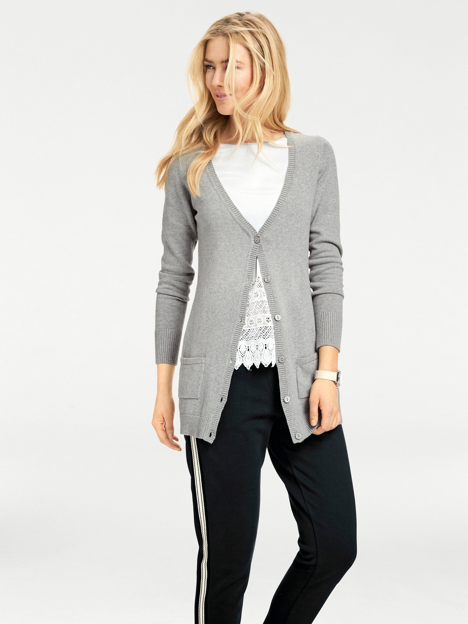 heine Strickjacke Feinstrickjacke günstig online kaufen