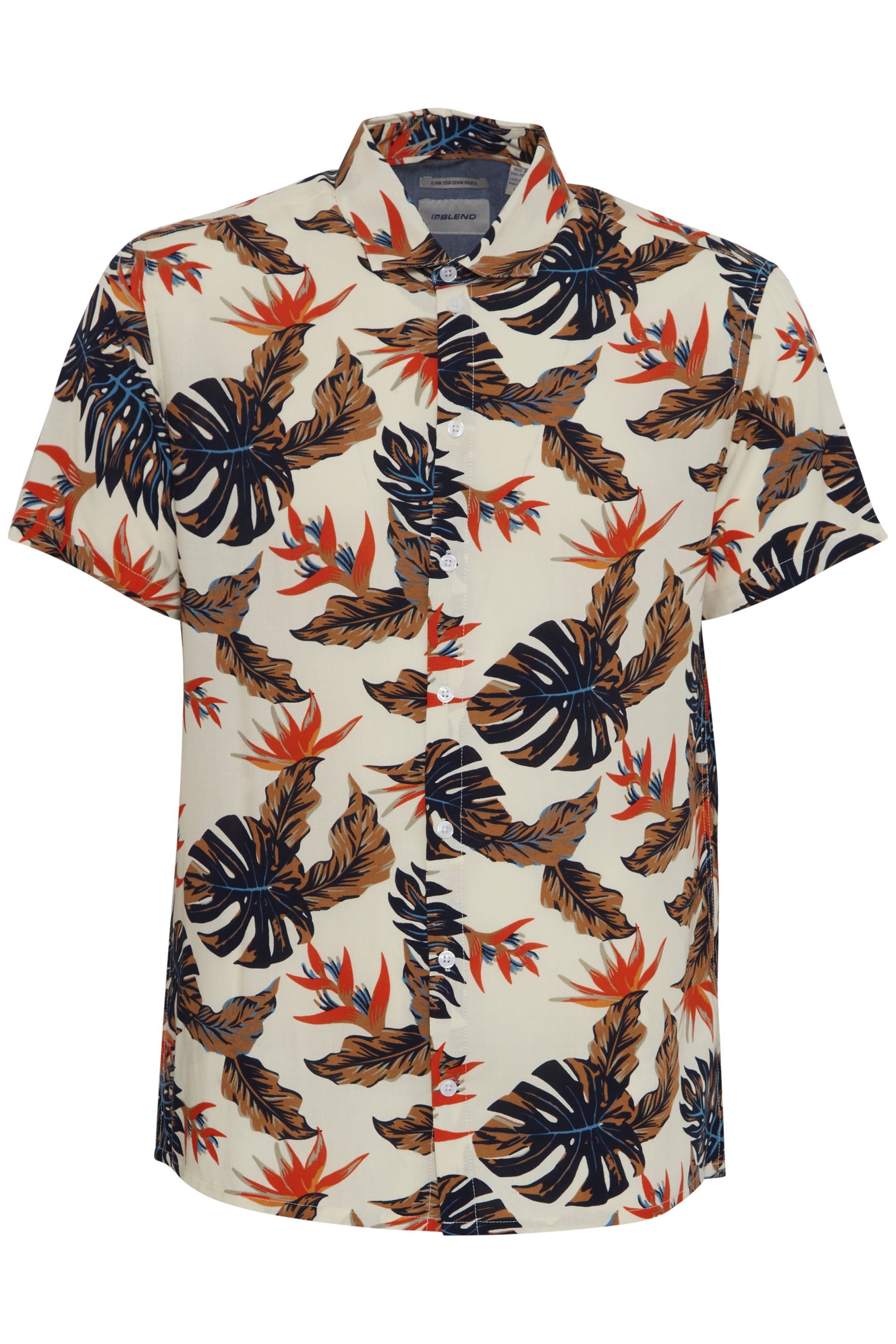 Blend Hawaiihemd BHGawai Stilvolles Hemd mit kurzen Ärmeln günstig online kaufen