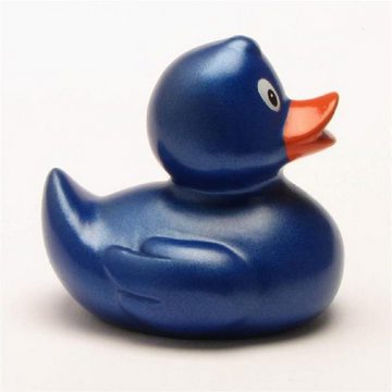 Duckshop Badespielzeug Badeente - Elin (blau metallic) - Quietscheente