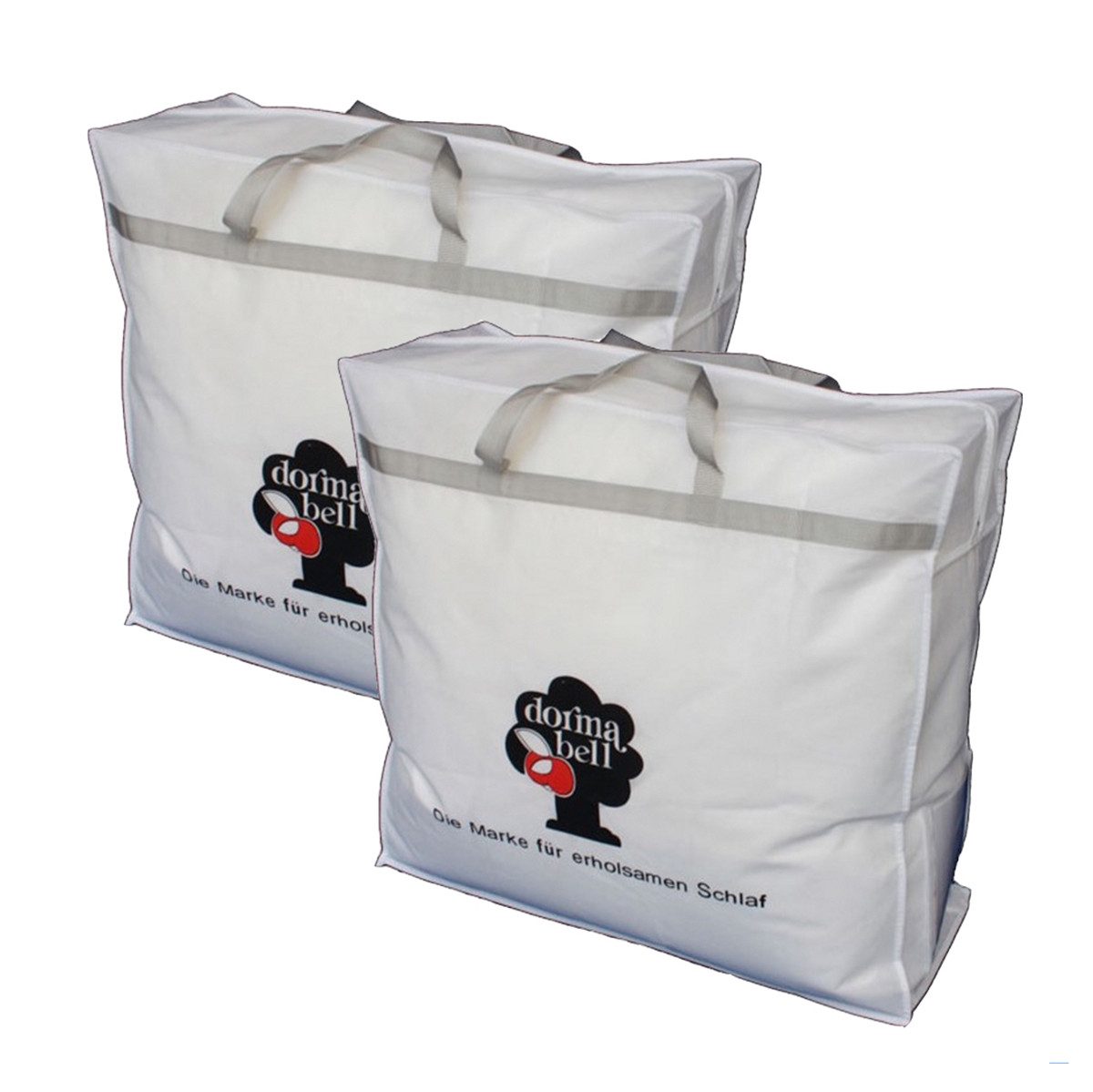 Dormabell Aufbewahrungstasche 2 Stk Aufbewahrungstasche Bettentasche Bettdecken Kissen Kleidung (2-tlg)