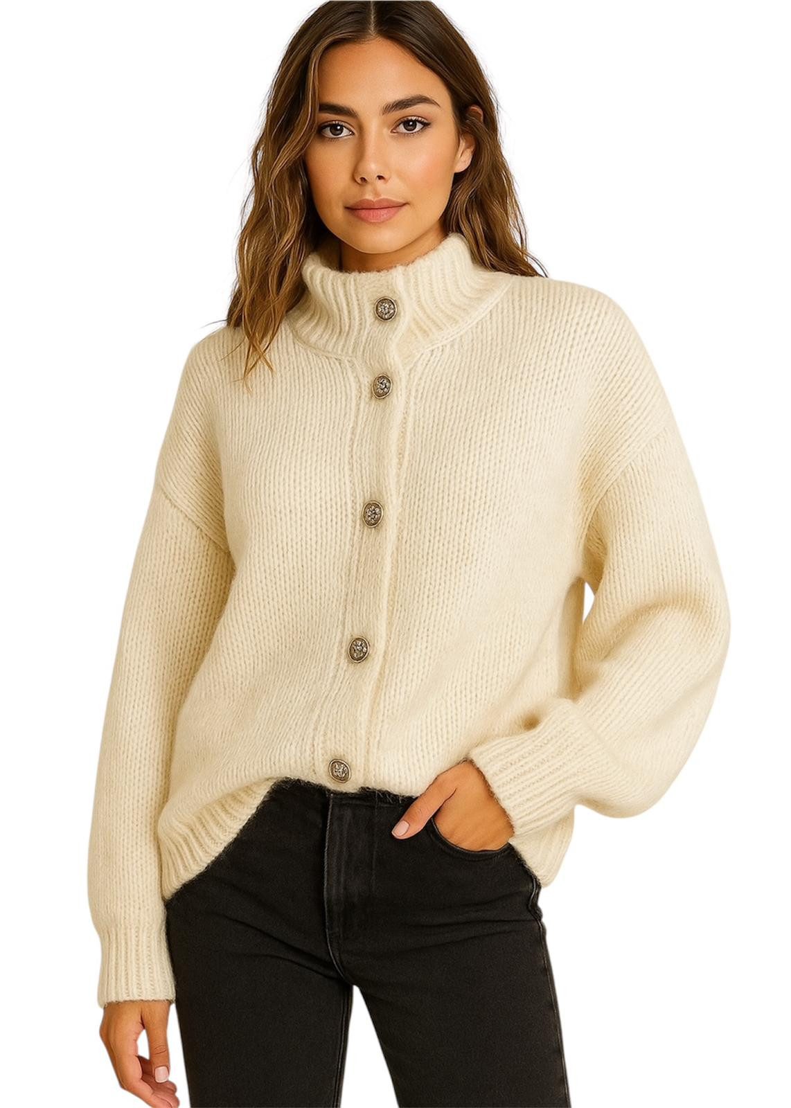 Worldclassca Cardigan WORLDCLASSCA Damen Cardigan Oversize Strickjacke mit günstig online kaufen