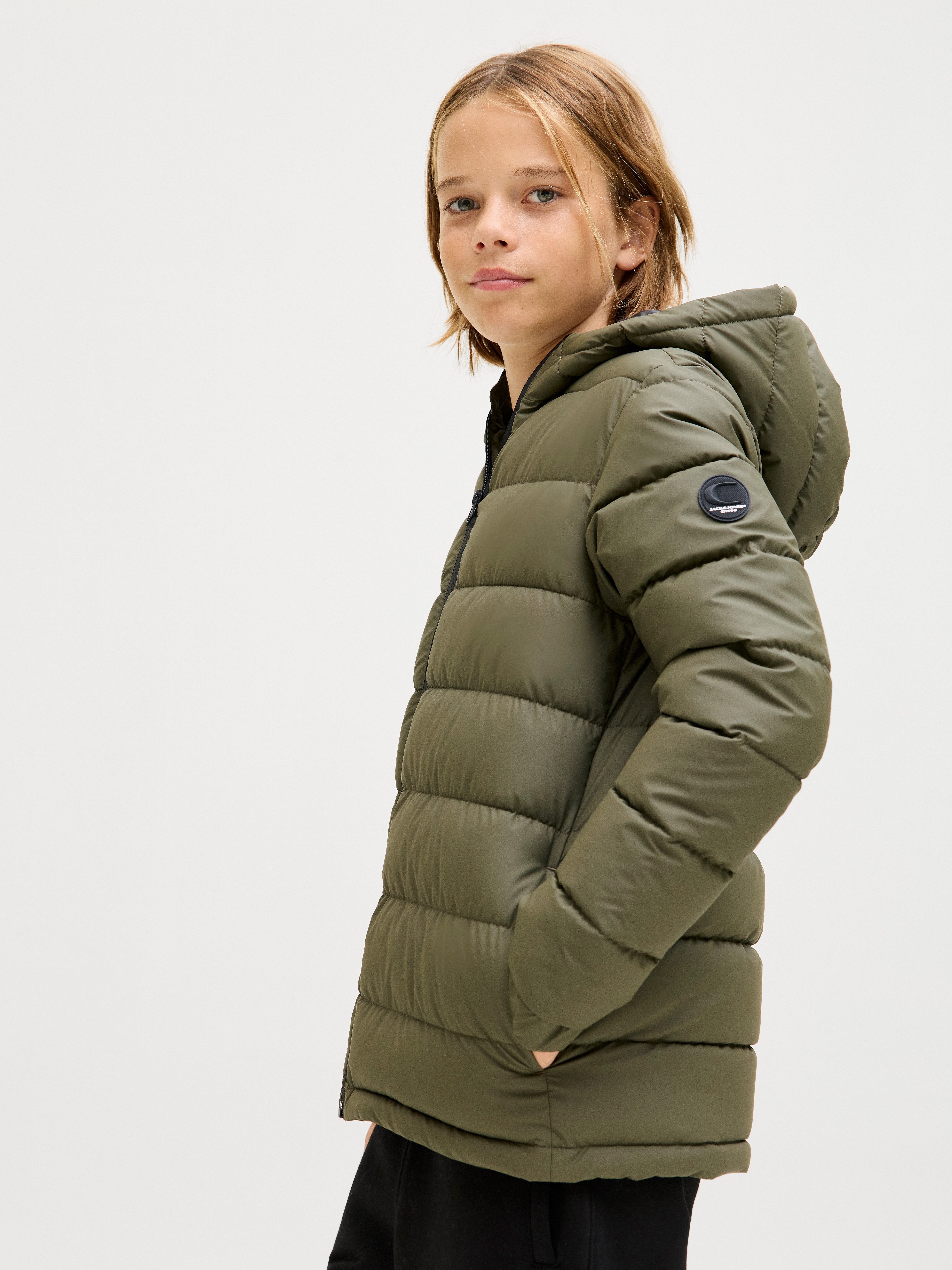 Jack & Jones Junior Steppjacke JCOPOINT PU PUFFER JACKET BF JNR