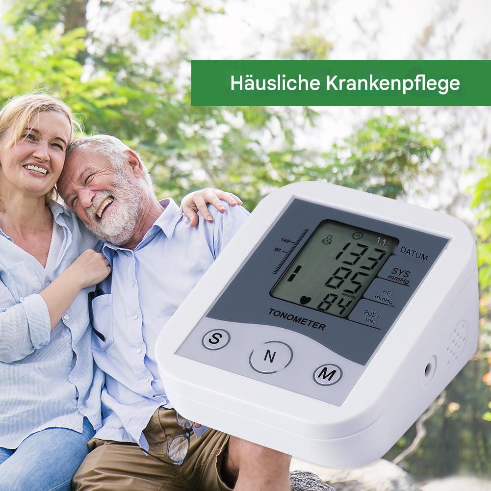 GARRYFIZH Handgelenk-Blutdruckmessgerät LCD-Anzeige, Blutdruckmessgerät für das Armband mit Zeiteinstellungsfunktion