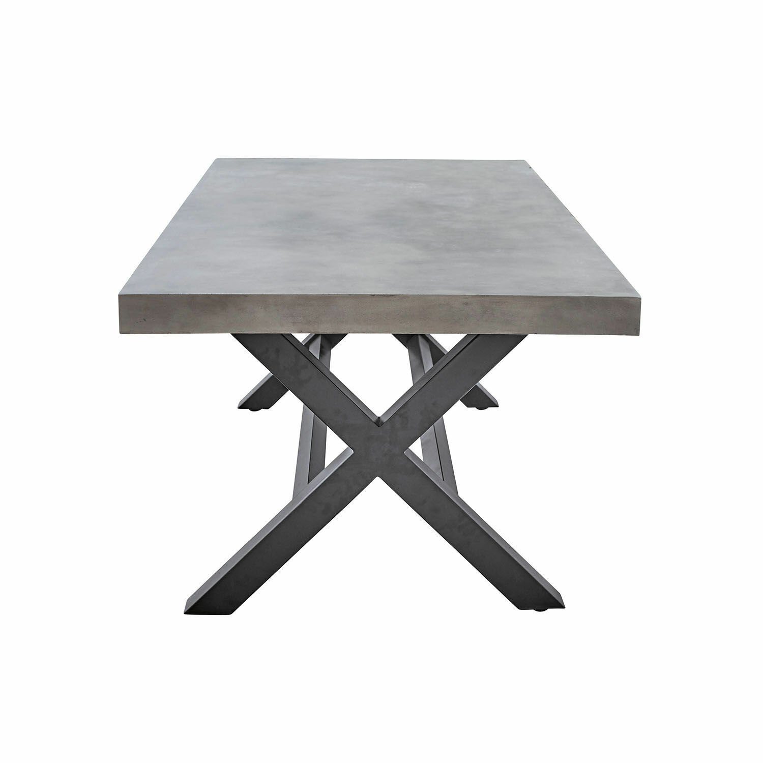 Whigham Mirabeau Tisch Gartentisch grau/schwarz