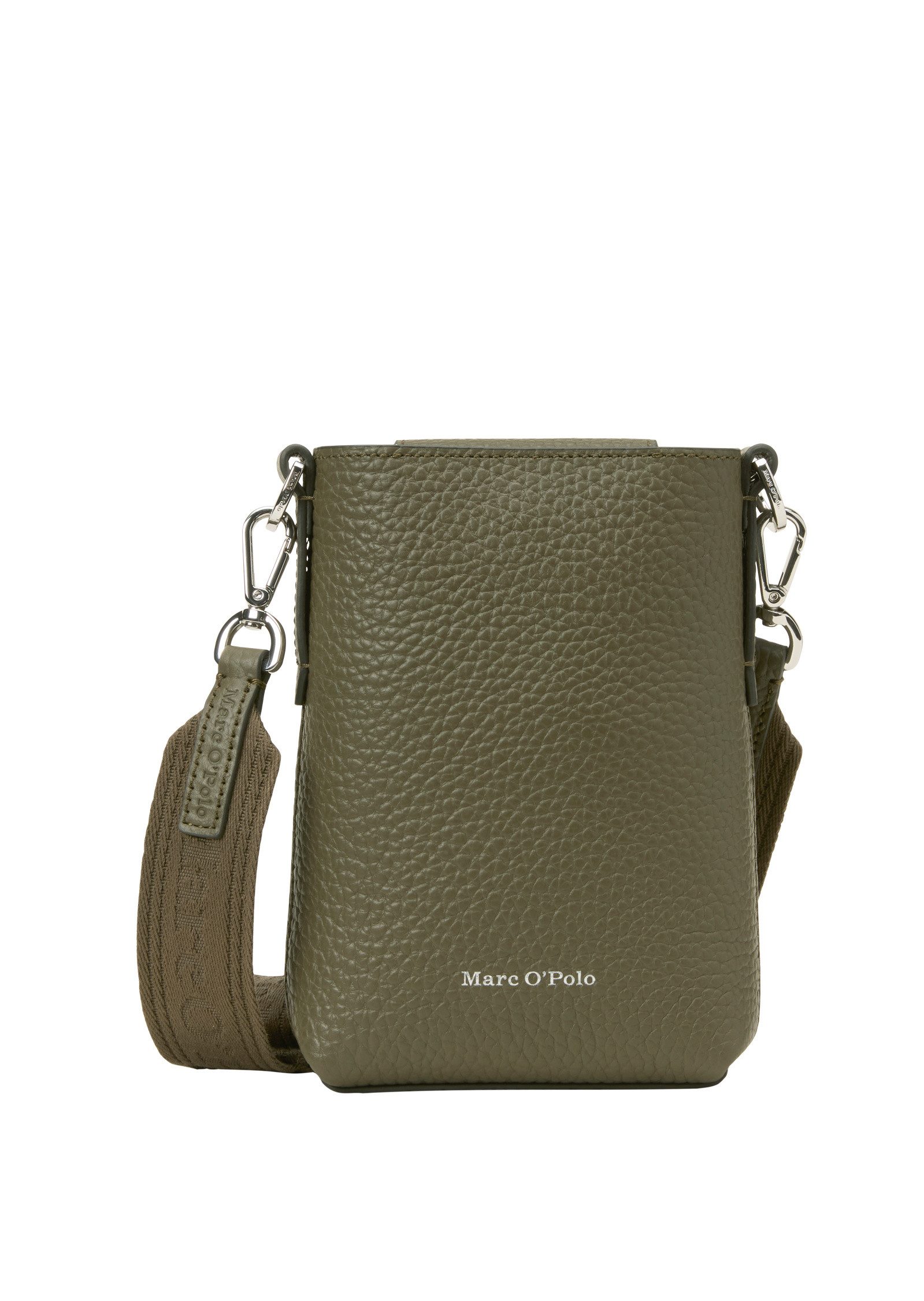 Marc O'Polo Handytasche aus genarbtem Rindleder