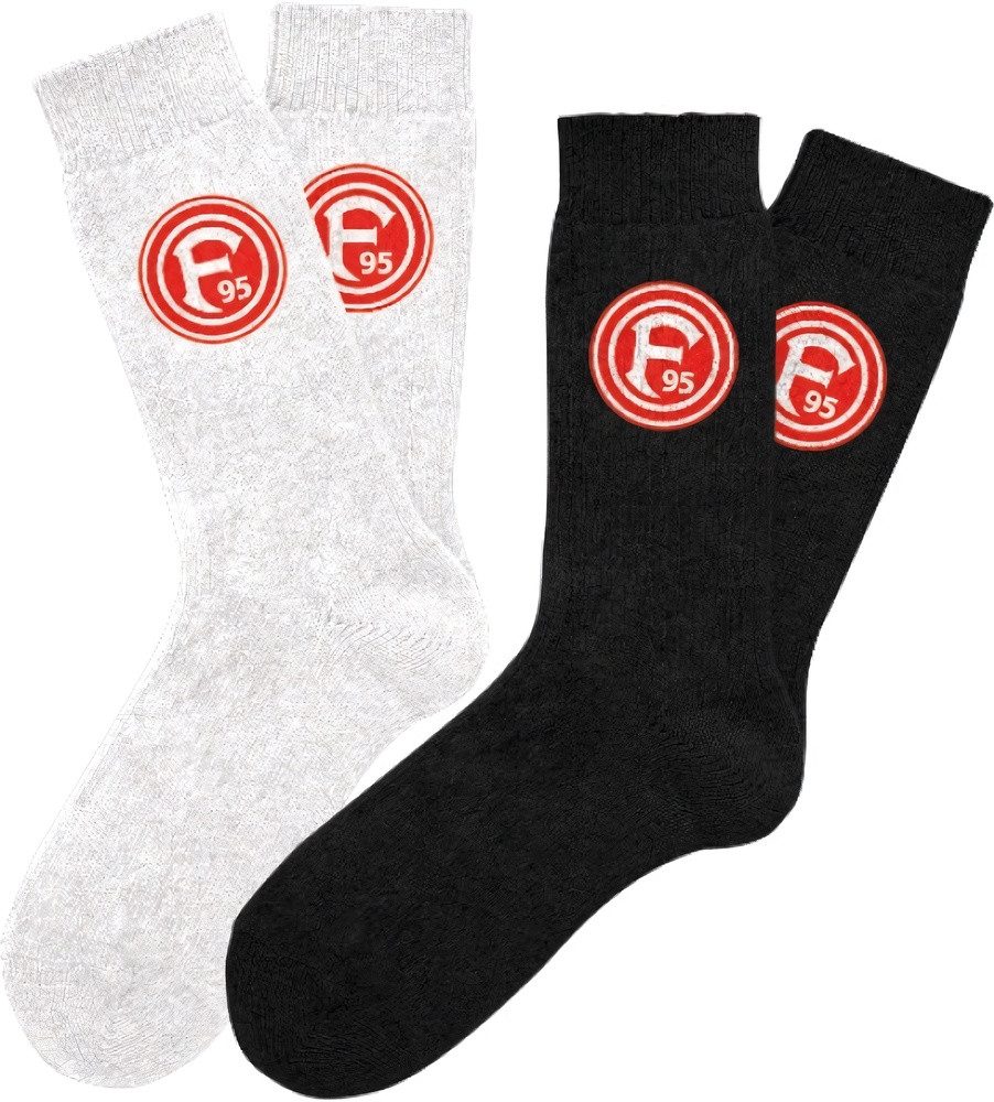 Fortuna Düsseldorf Socken Sportsocken Logo 2er-Set günstig online kaufen