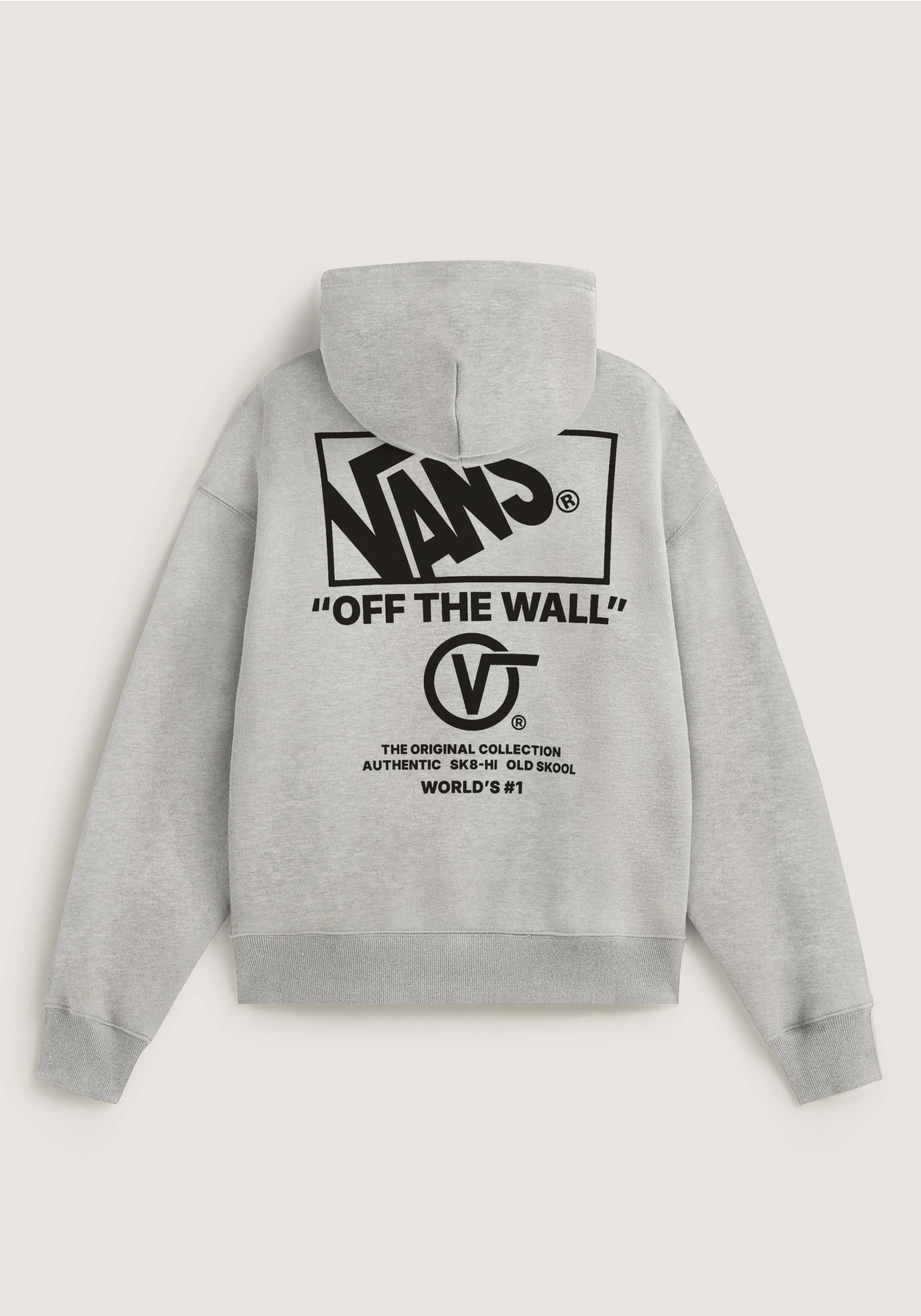 Vans Kapuzensweatshirt STACKED HI PULLOVER sportlicher Stil, mit Rundhalsausschnitt, aus Baumwolle und Polyester – Bild 5 von 5
