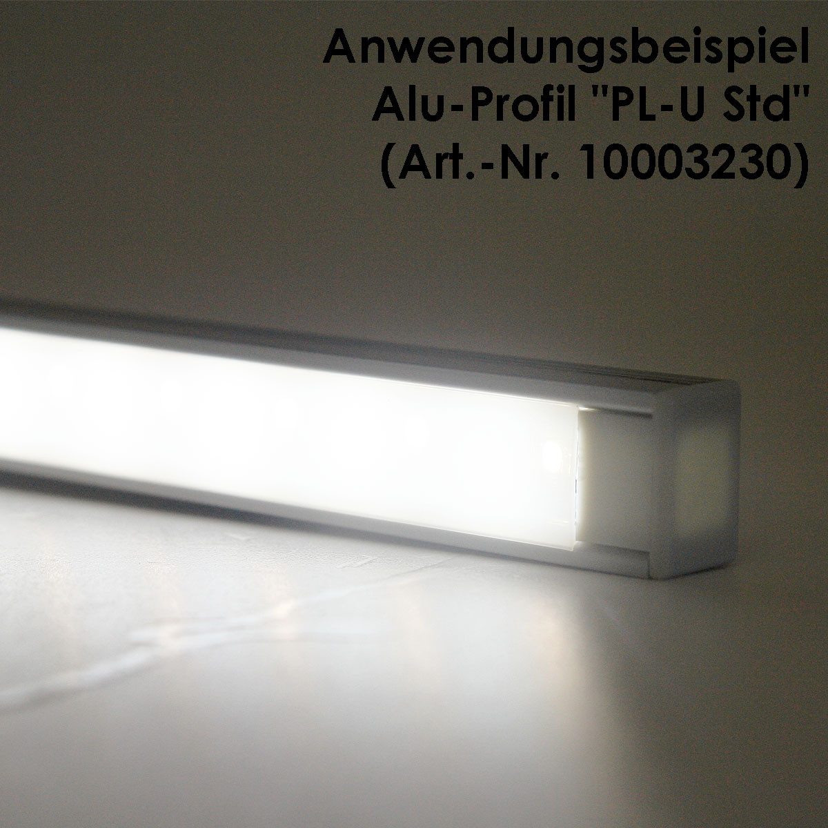 world-trading-net Endkappe Endkappe für 1m LED Aluminium-Profil "PL-U Std"