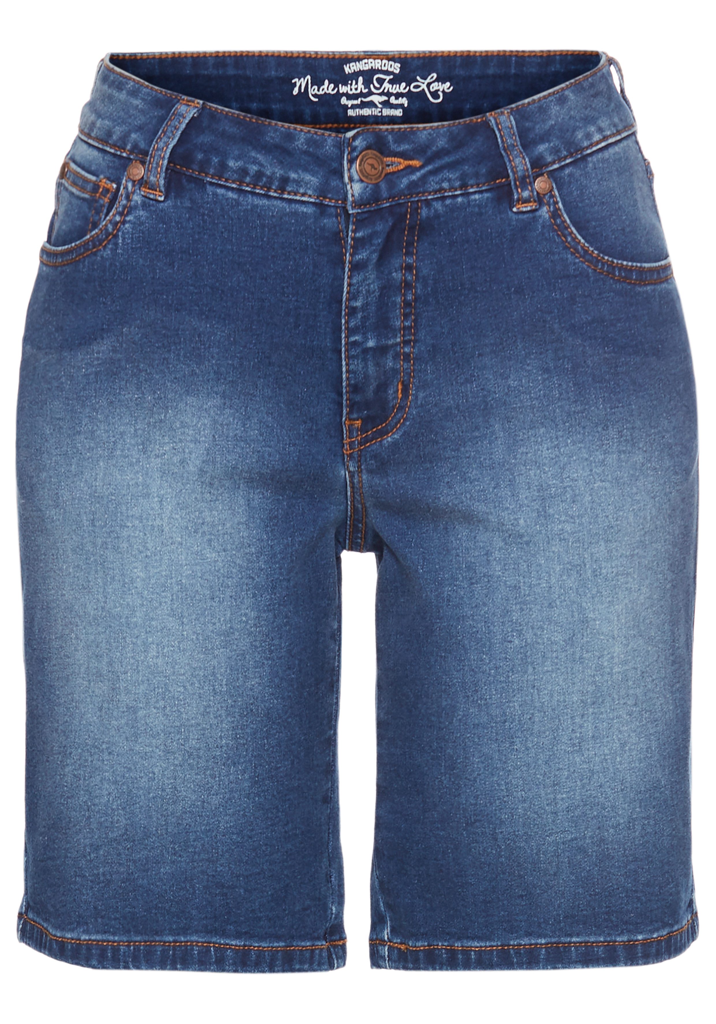 KangaROOS Jeansbermudas High Waist. Reduzierter Preis € 18,99. Unverbindliche Preisempfehlung € 59,99