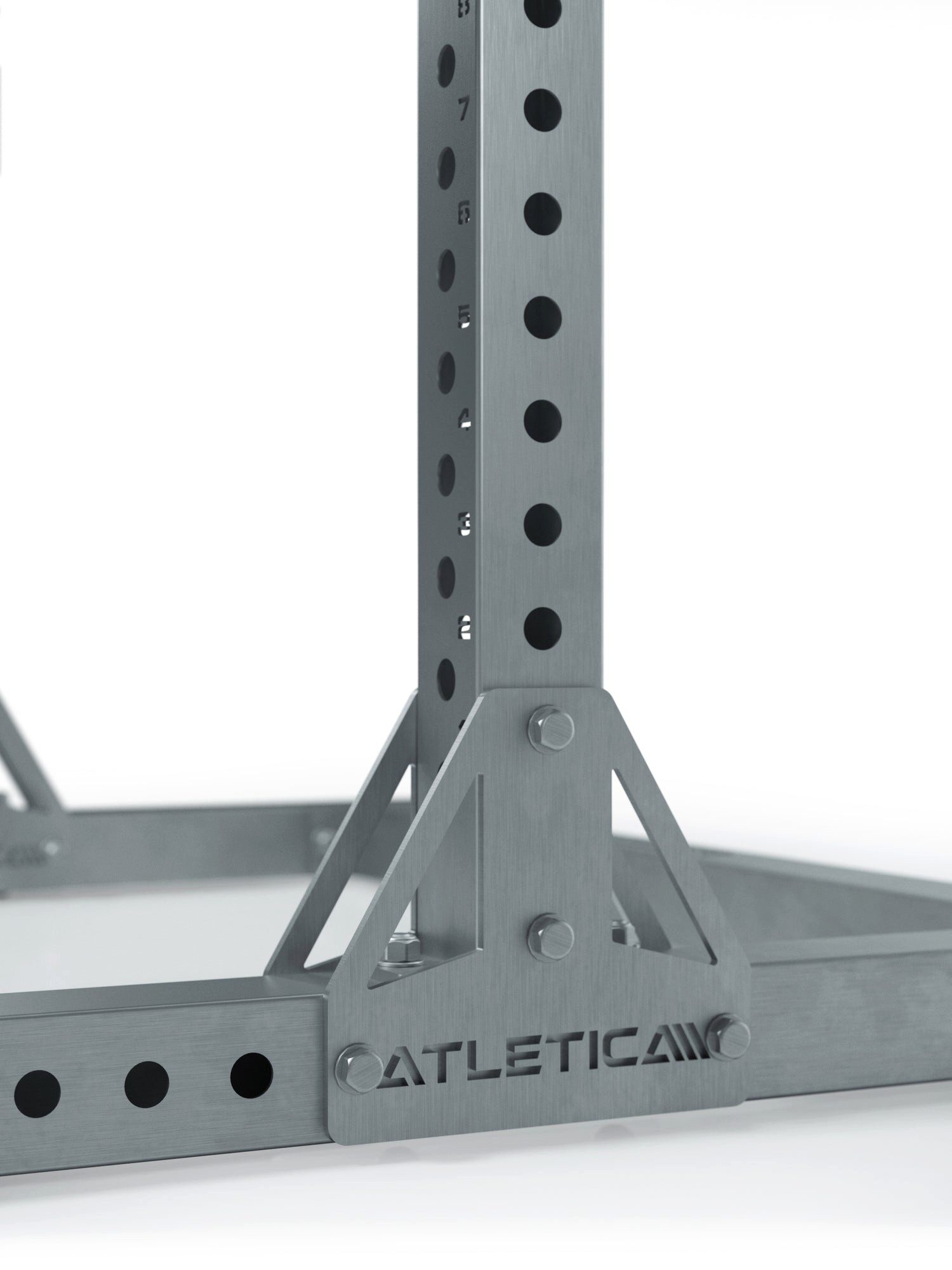 ATLETICA Power Rack Outdoor Squat Rack, Edelstahl