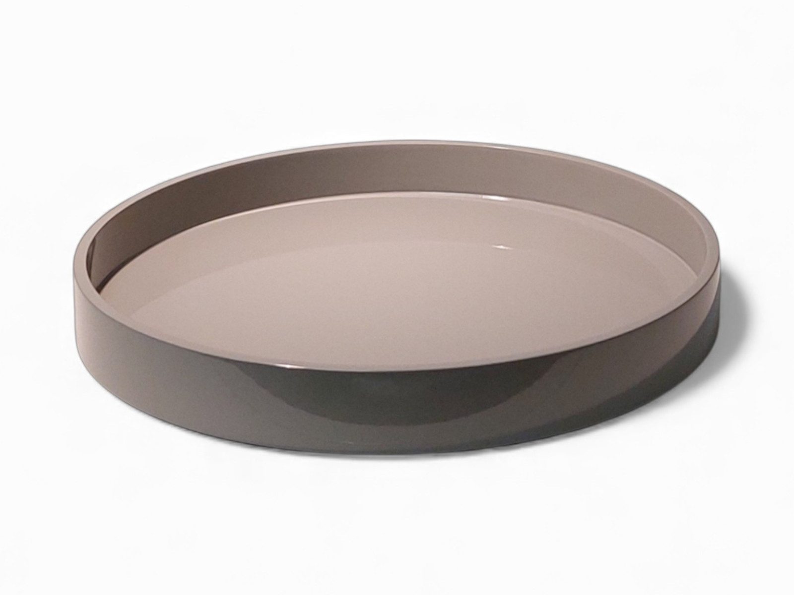 albert l. (punkt) Tablett Lacquer-Tablett naturgrau 30cm, MDF