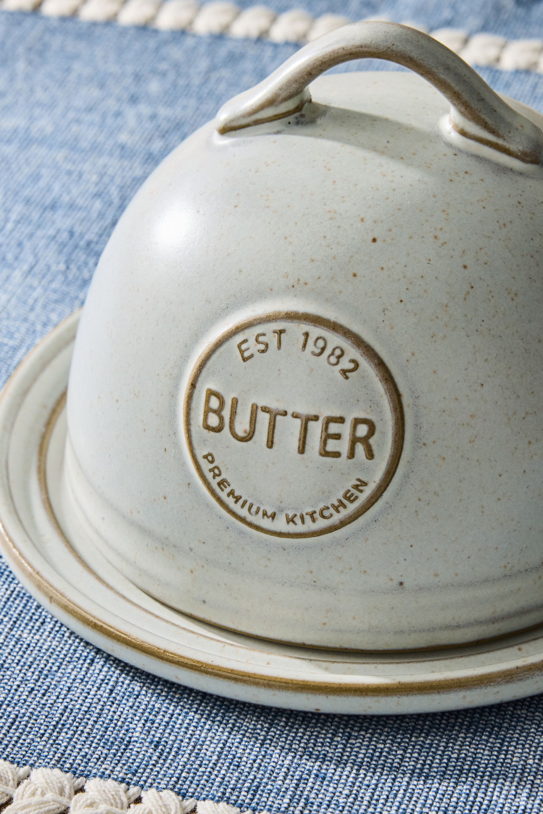 Next Butterdose Butterschale Country Badge, Steingut, (1-tlg)
