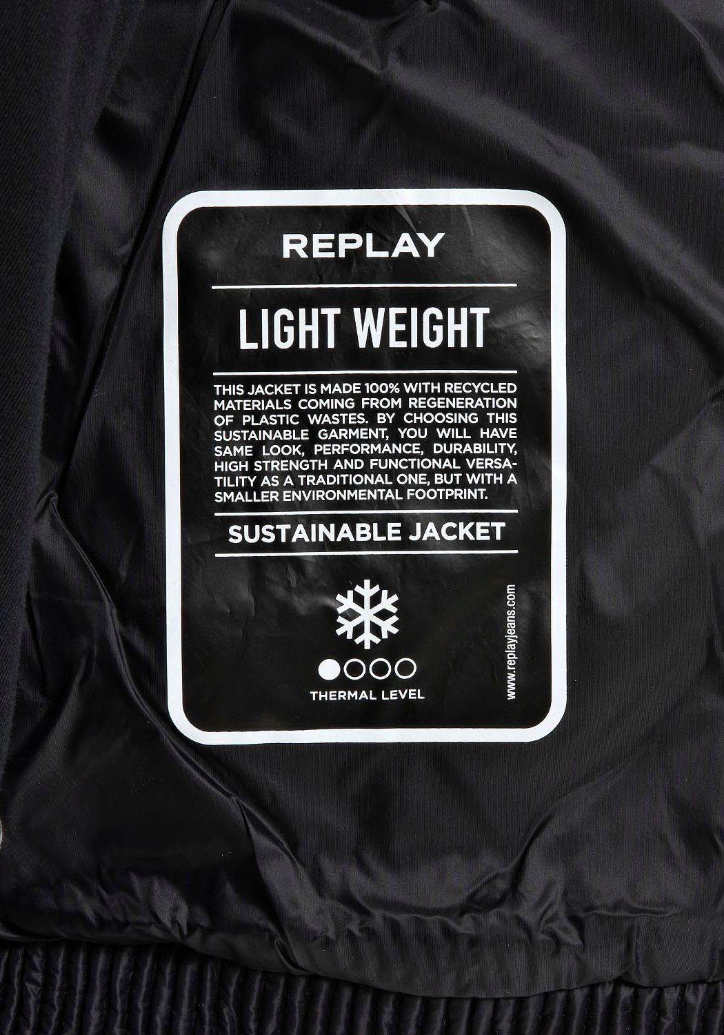 black Steppjacke Replay