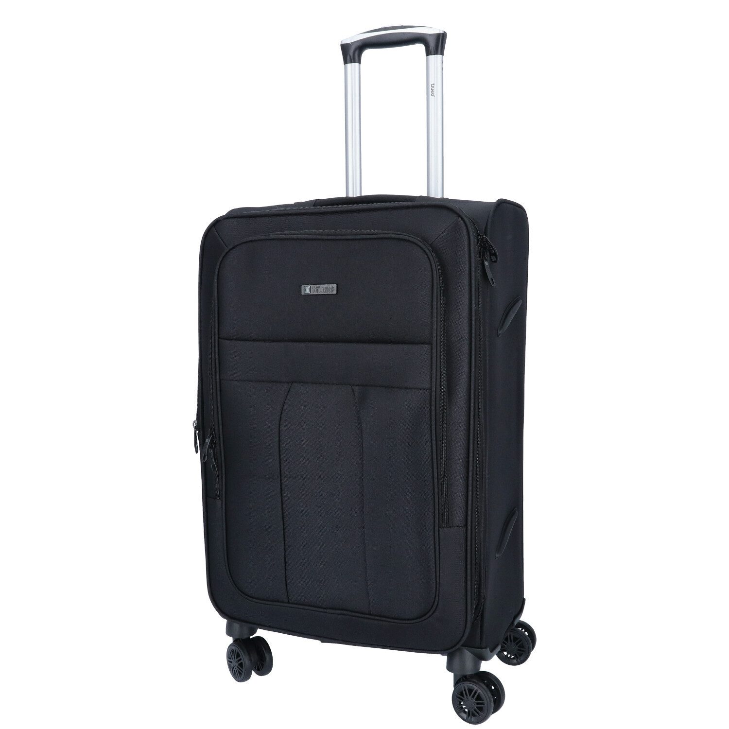 TheTrueC Koffer TheTrueC 4-Rad Trolley M Stockholm Black, 4 Rollen Rollen