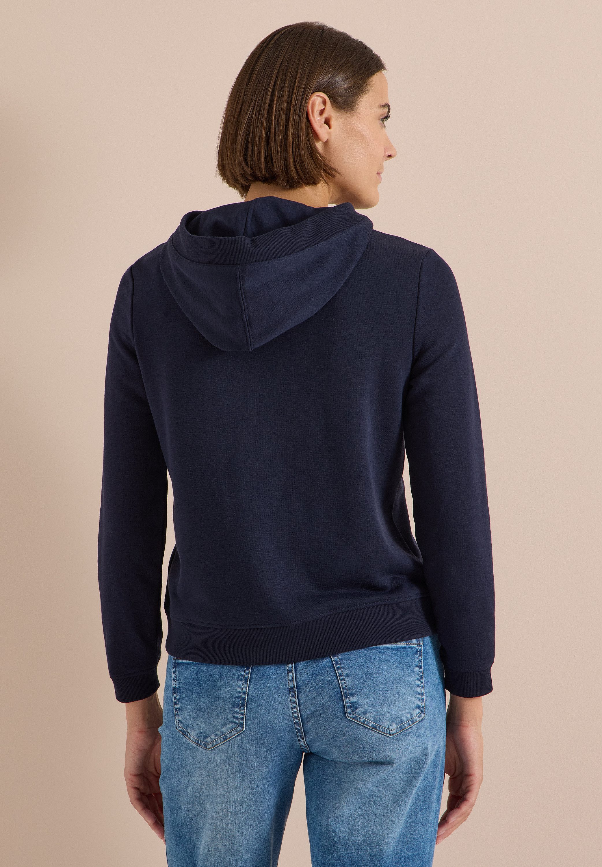 CECIL Sweatshirt mit Rippstrick