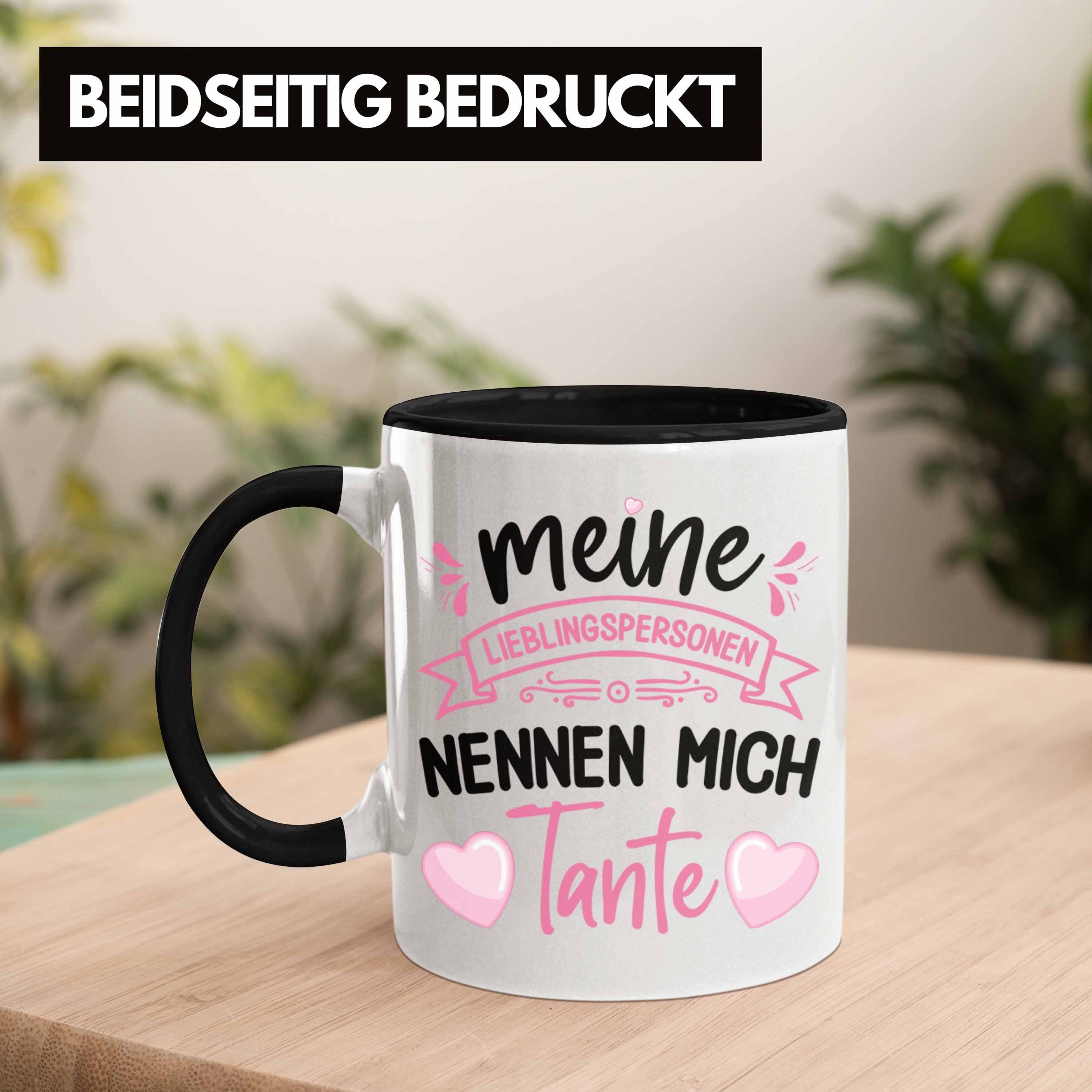 Tante Geschenkidee Tante Trendation Lustig für Schwarz Trendation Weihnachten - Tasse Spruch Tasse Geburtstag Geschenk