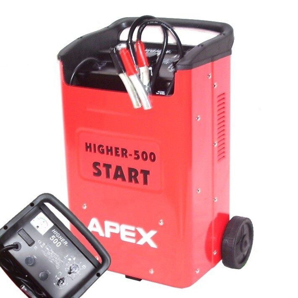 Apex KFZ STARTHILFE BATTERIELADEGERÄT 500 Autobatterie-Ladegerät 12V 24V