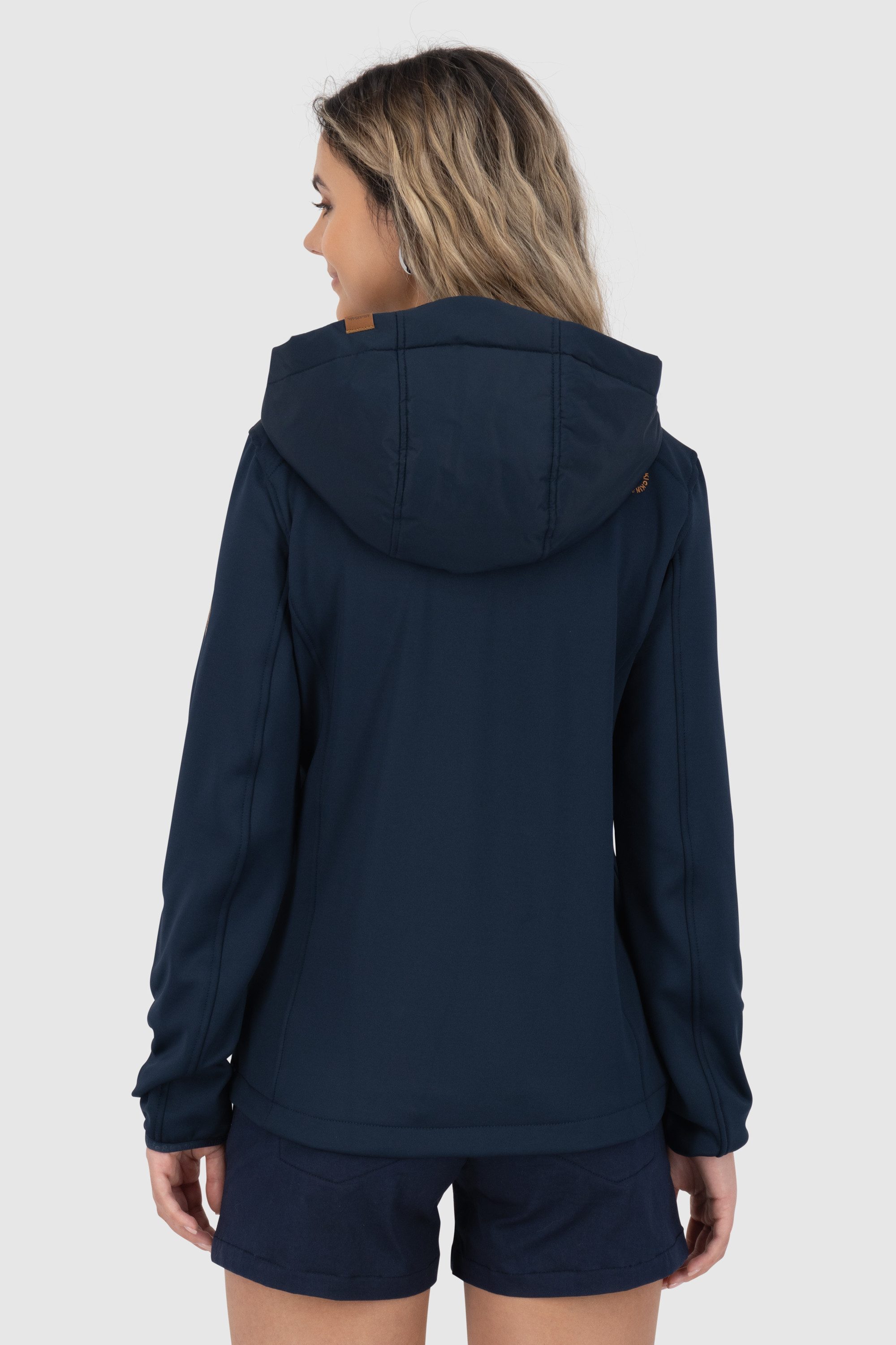 Alife & Kickin Hybridjacke SoleneAKA mit Kapuze und gestepptem Body