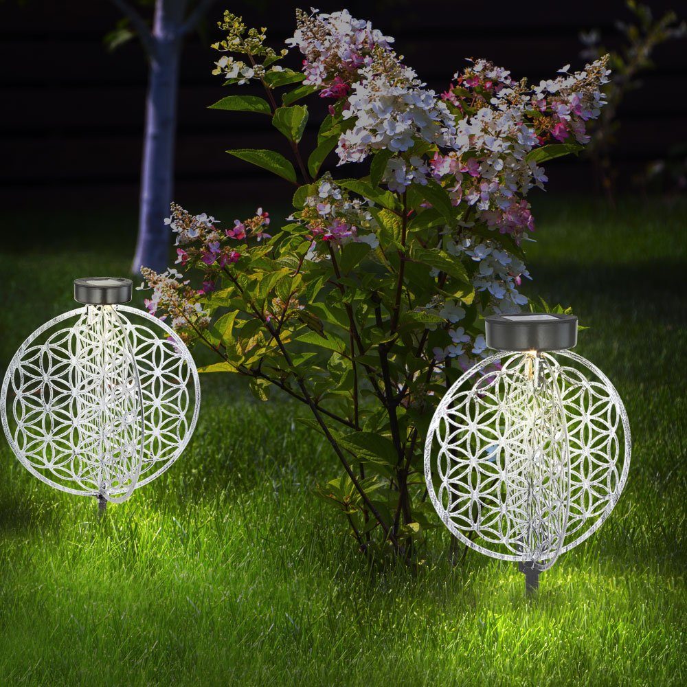 LED Solarleuchte, Kugel Solarleuchten für Außen Kugelleuchten