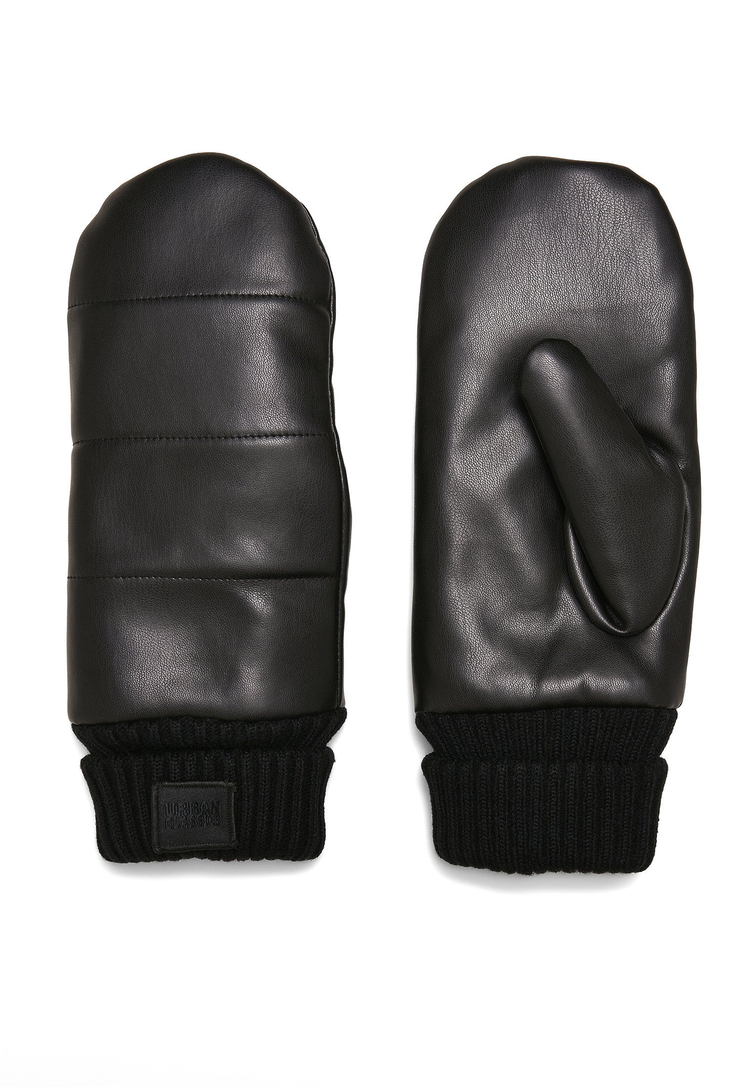 URBAN CLASSICS Baumwollhandschuhe Unisex Puffer Imitation Leather Gloves
