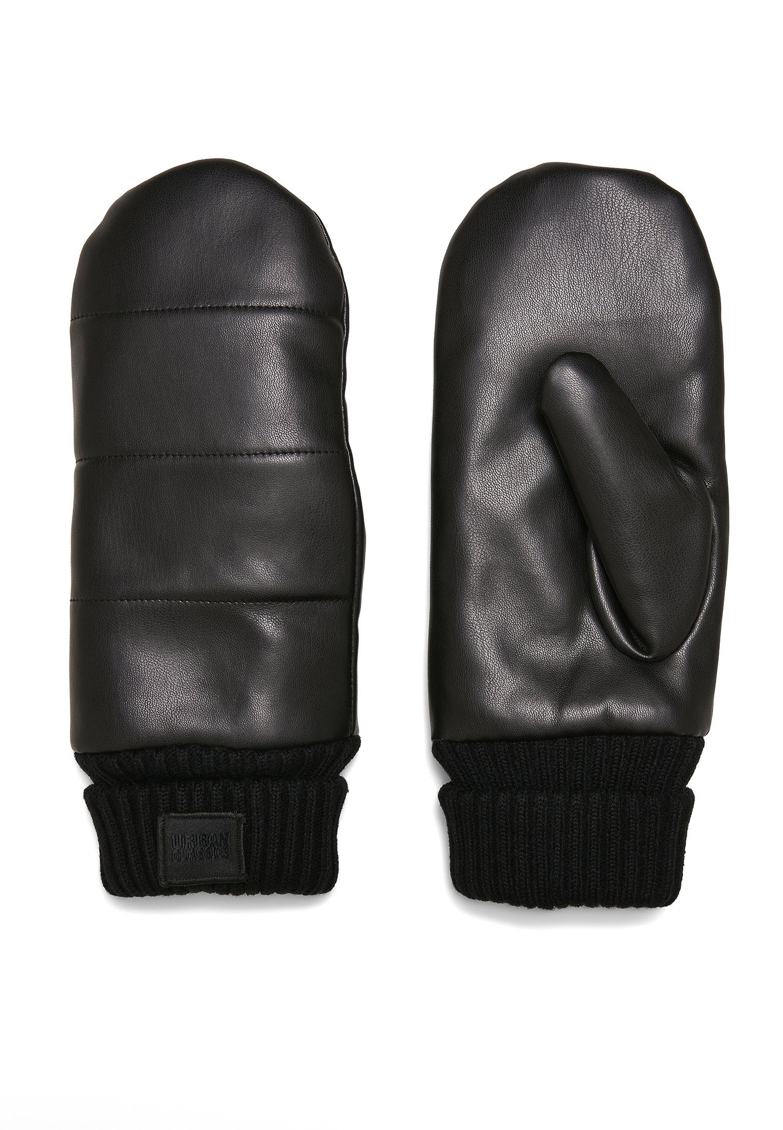 URBAN CLASSICS Baumwollhandschuhe Unisex Leather Puffer Imitation Gloves