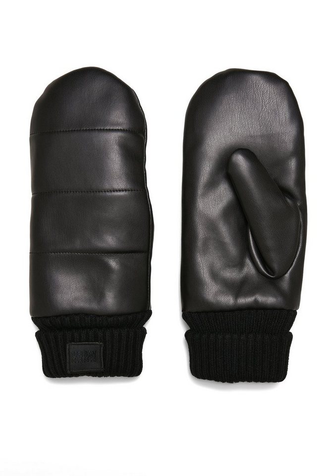 Gloves Puffer Unisex CLASSICS Imitation URBAN Baumwollhandschuhe Leather