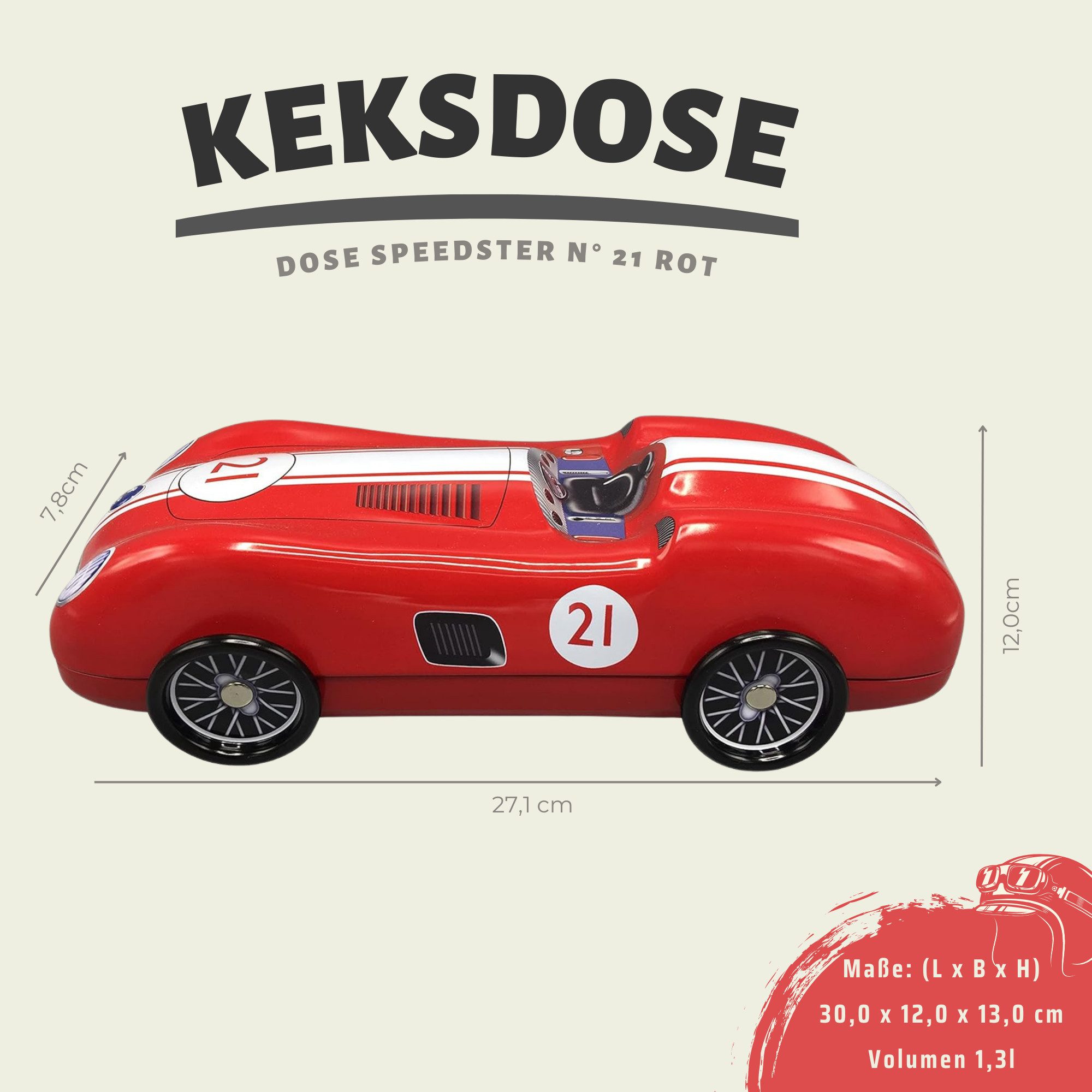 MediMuc Keksdose Speedster Nr. 21